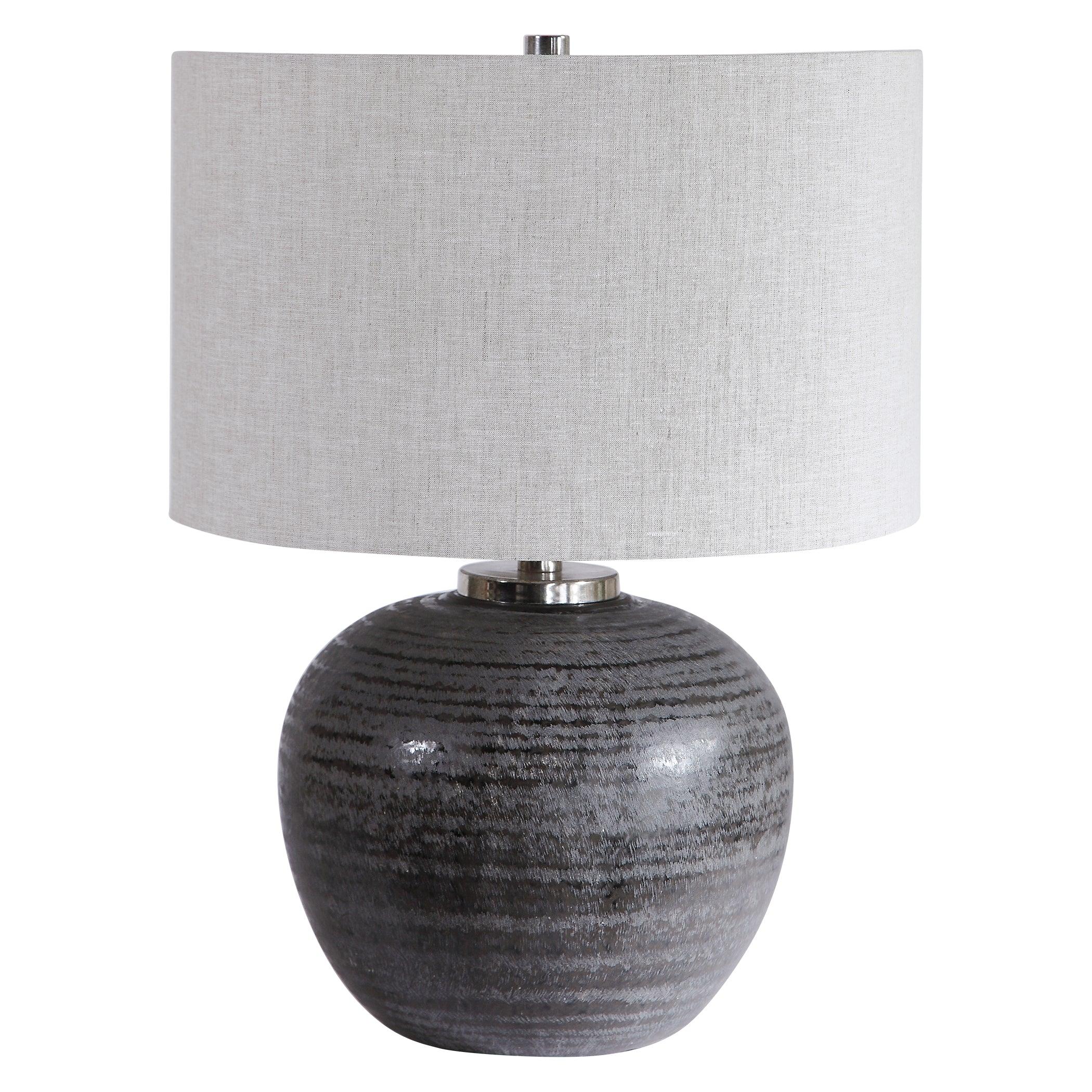 MIKKEL CHARCOAL TABLE LAMP - Frankwebs