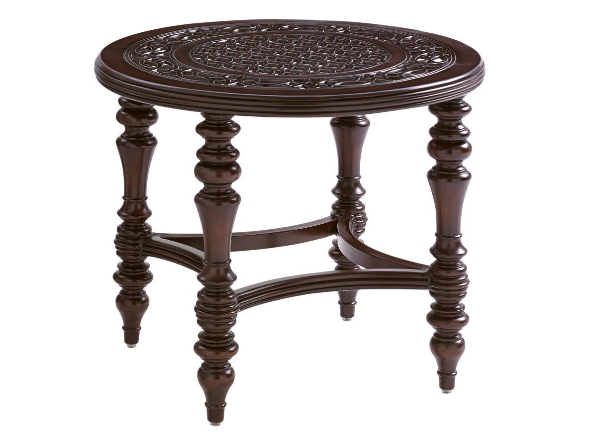Black Sands Round End Table - Frankwebs