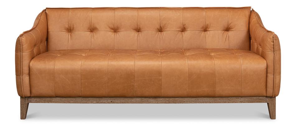 Isaac Leather Sofa - Frankwebs