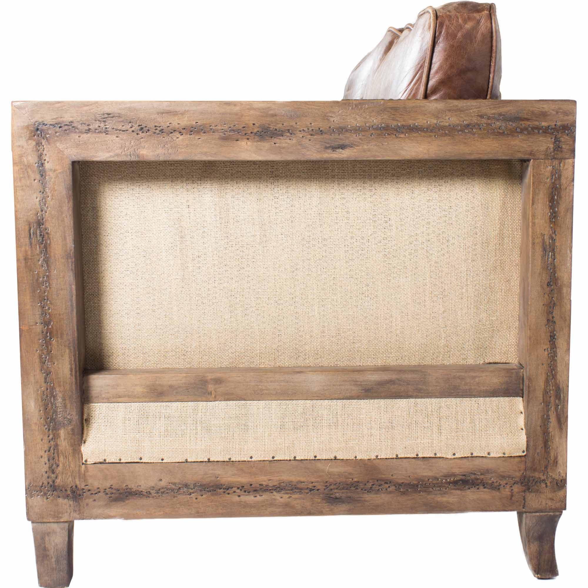 Darlington Sofa Grazed Brown Leather - Frankwebs