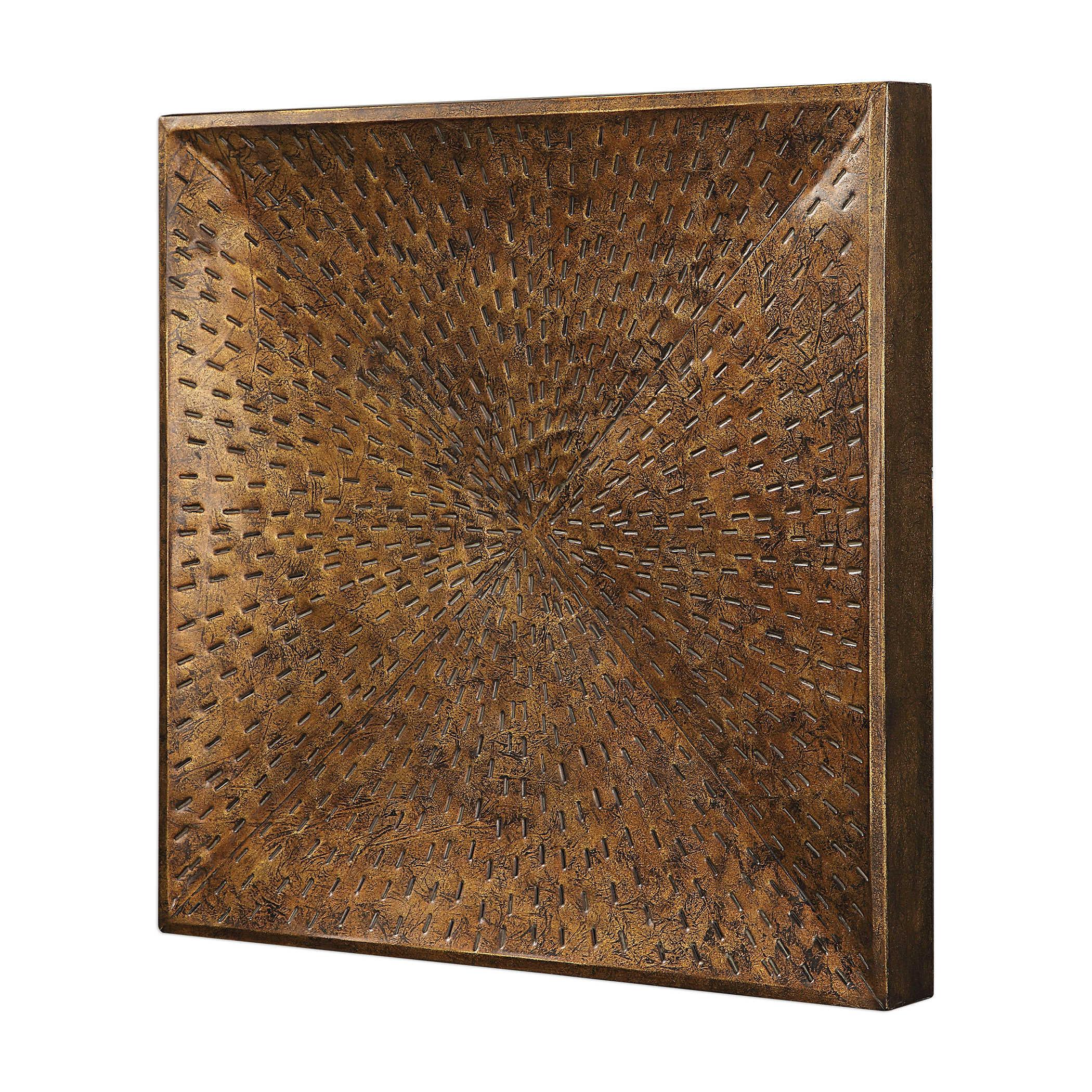 BLAISE ANTIQUED BRONZE WALL ART - Frankwebs