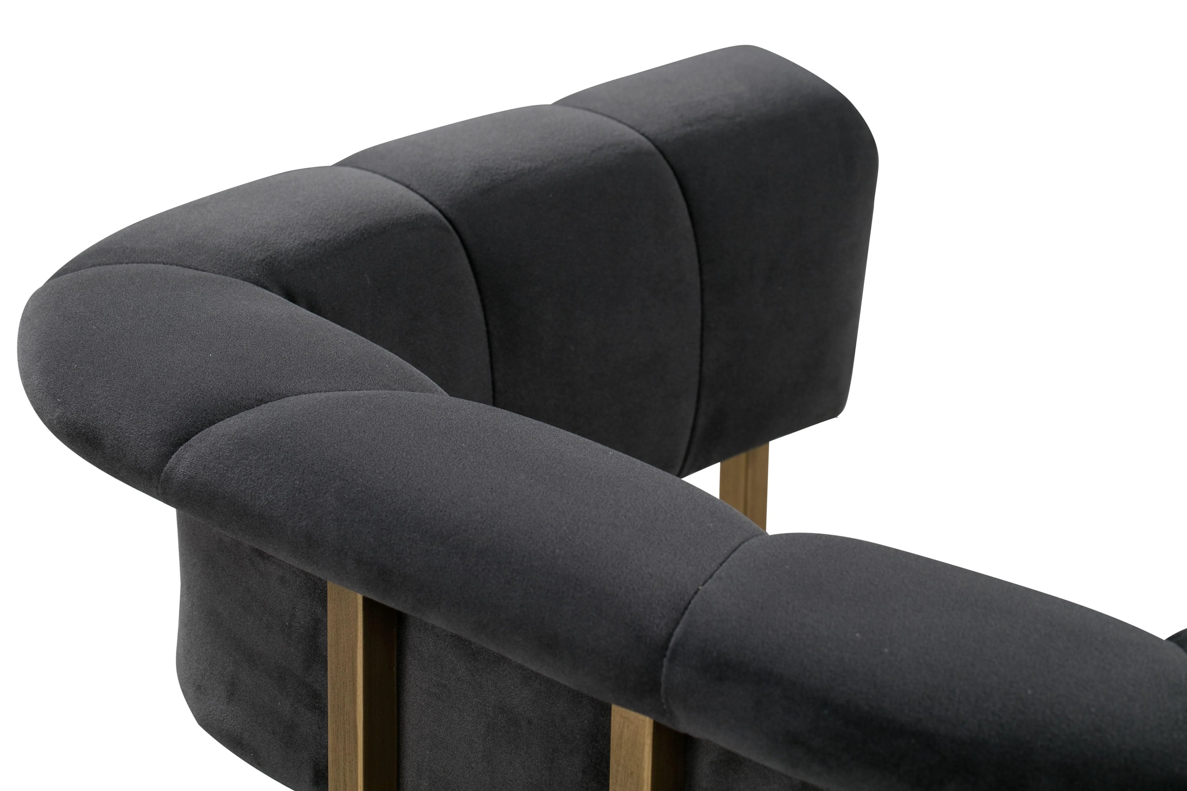 Astrid Grey Velvet Chair - Frankwebs