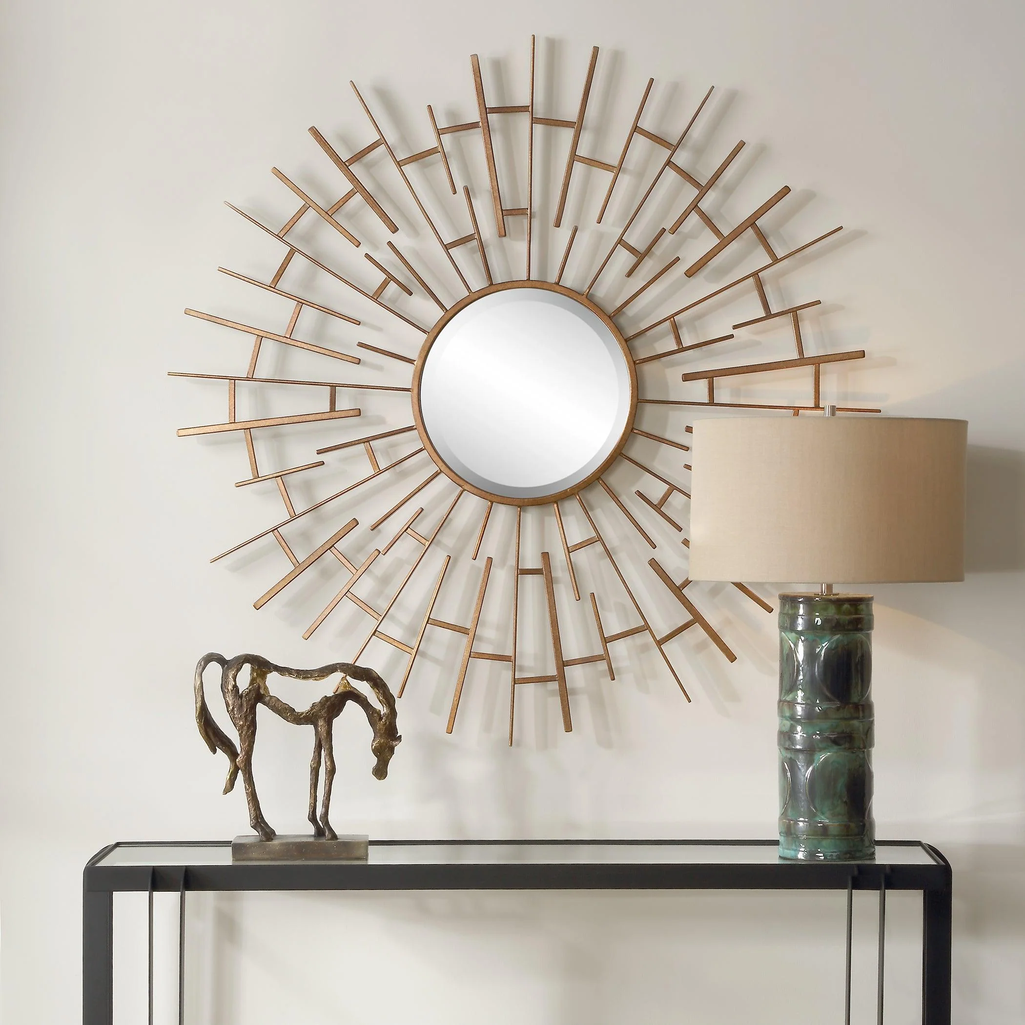 Tangled Bronze Round Mirror - Frankwebs