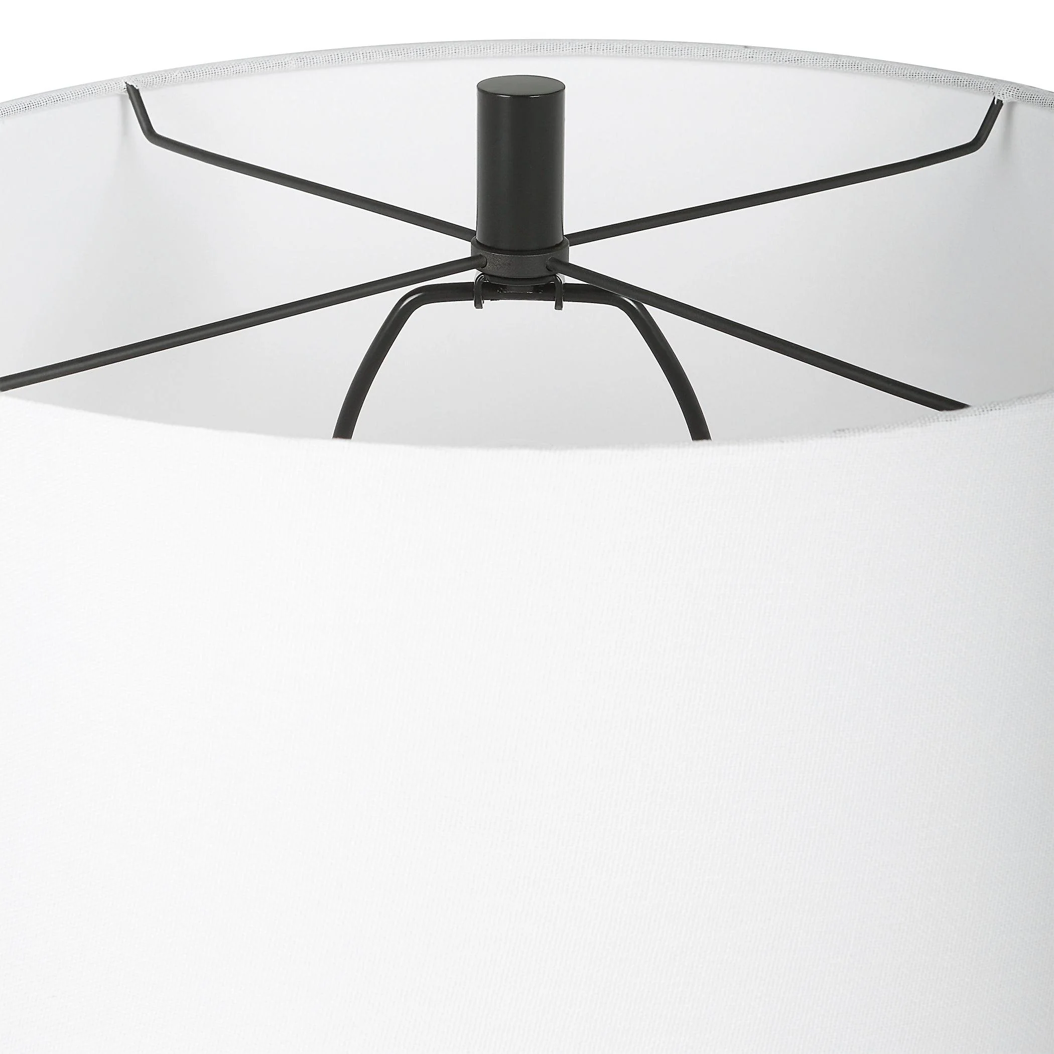 Collar Gloss White Table Lamp - Frankwebs