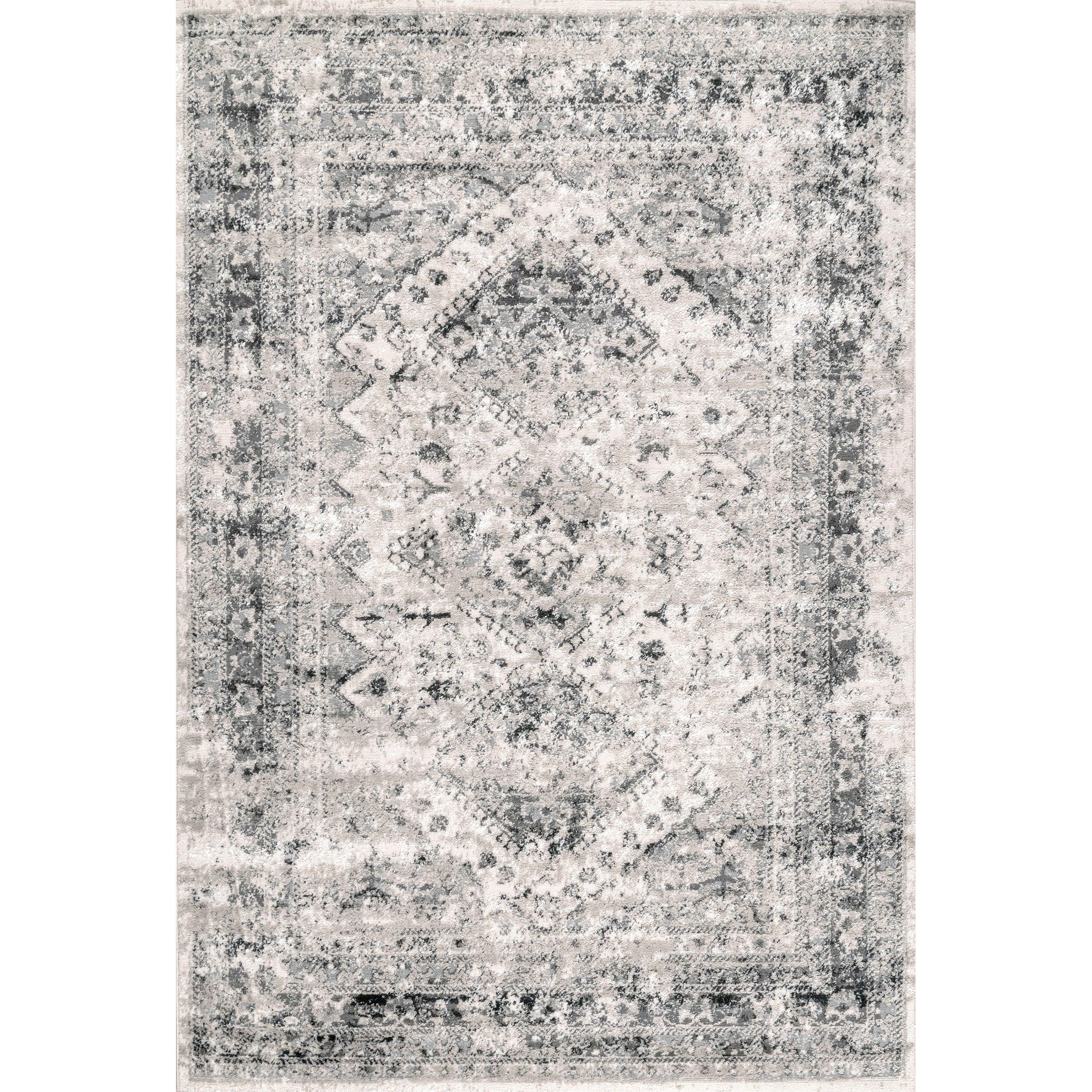 Madisson Vintage Faded Medallion Area Rug - Frankwebs