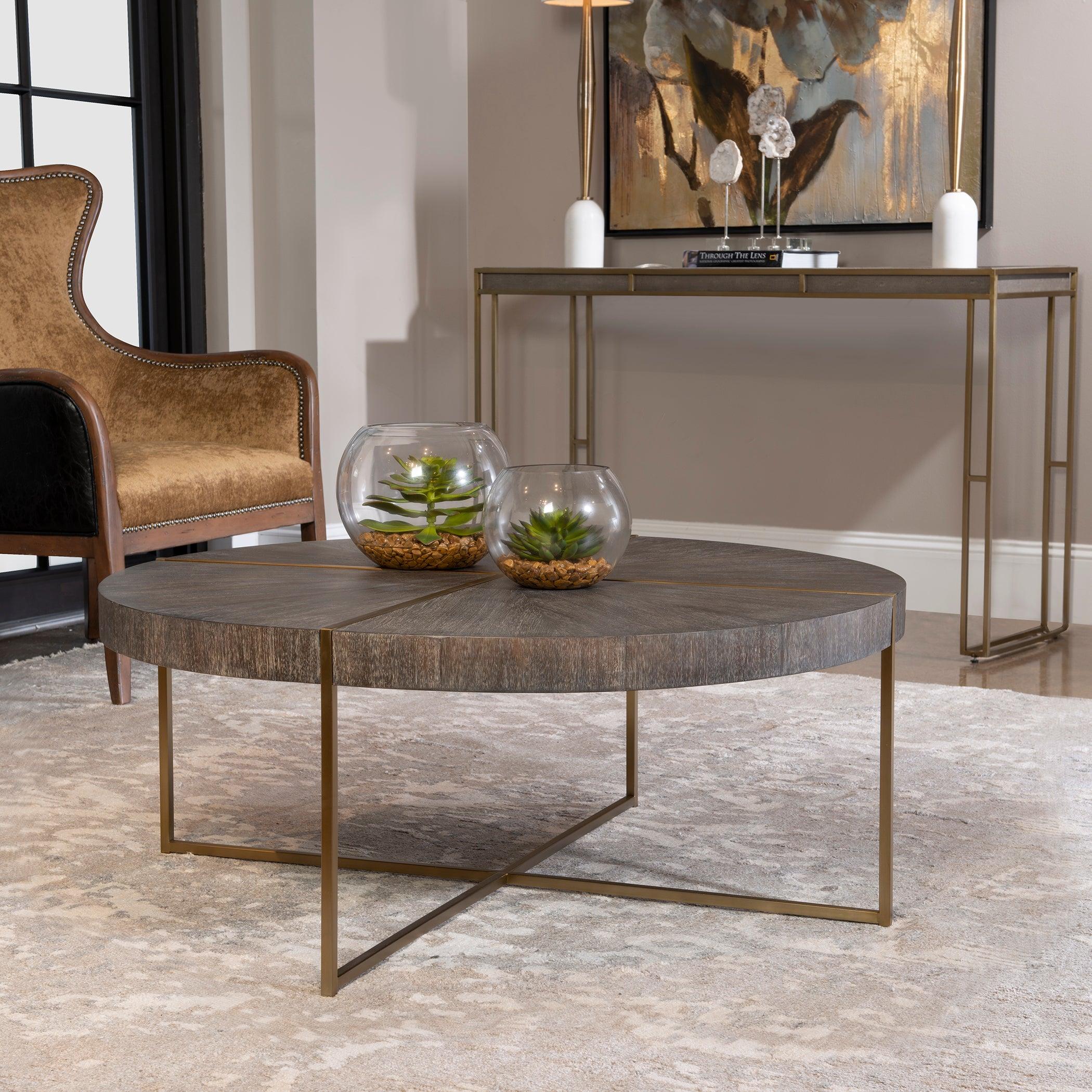 TAJA ROUND COFFEE TABLE - Frankwebs