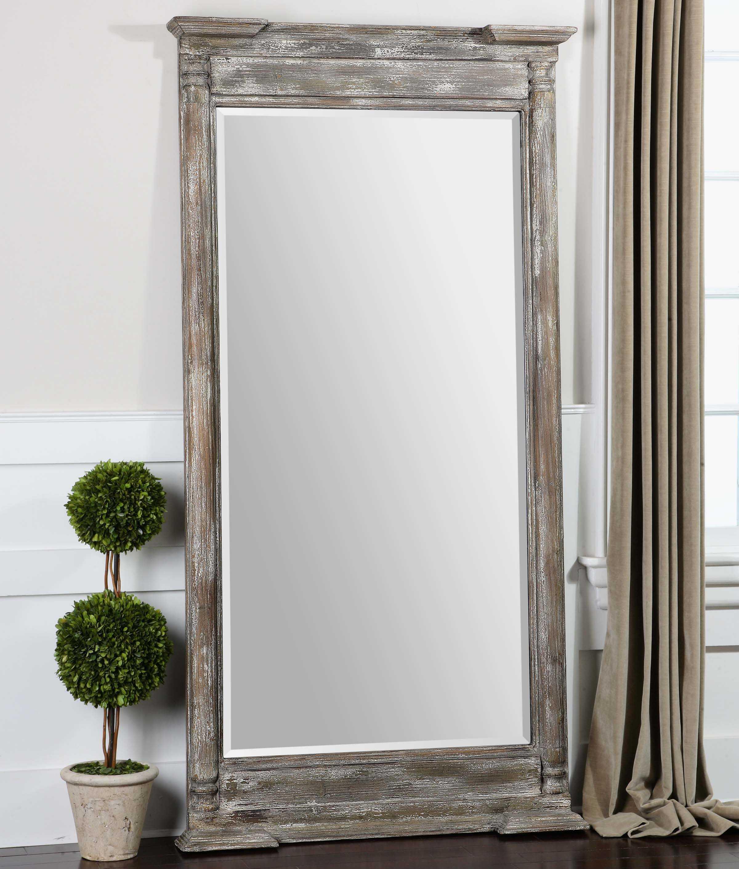 VALCELLINA WOODEN LEANER MIRROR - Frankwebs