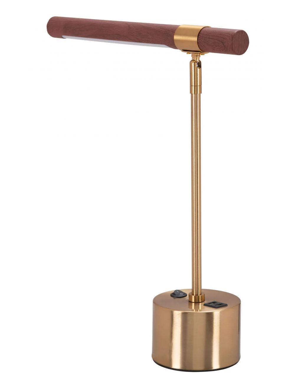 Kippy Table Lamp Brown & Brass - Frankwebs