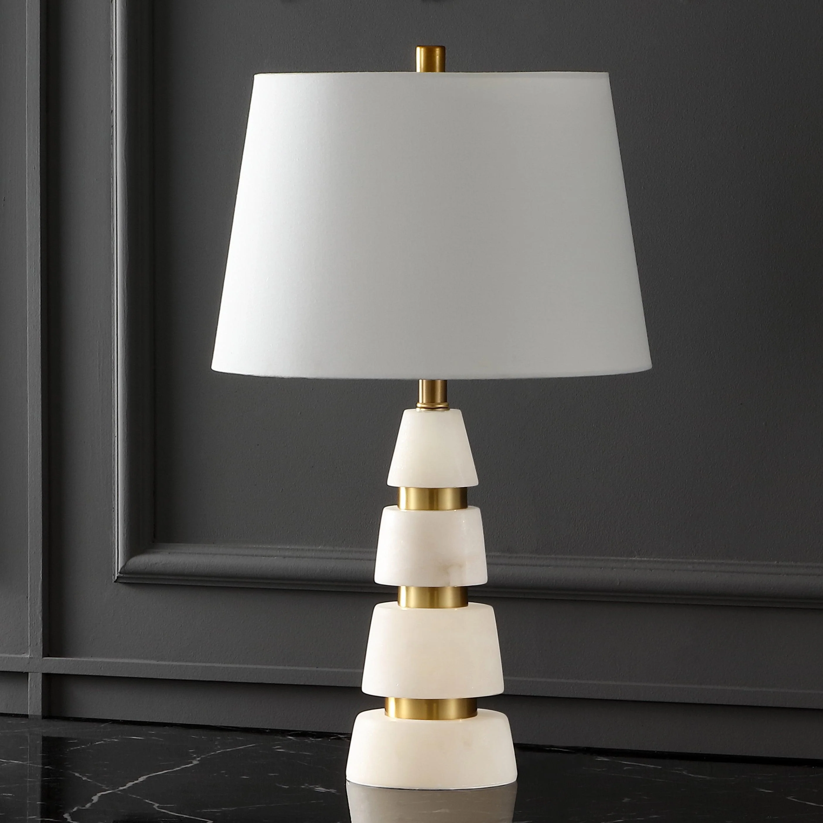 ZHANG ALABASTER TABLE LAMP - Frankwebs
