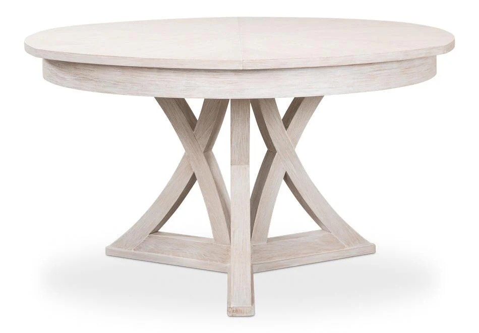 Giselle Jupe Dining Tbl Lg Whitewash Wht - Frankwebs