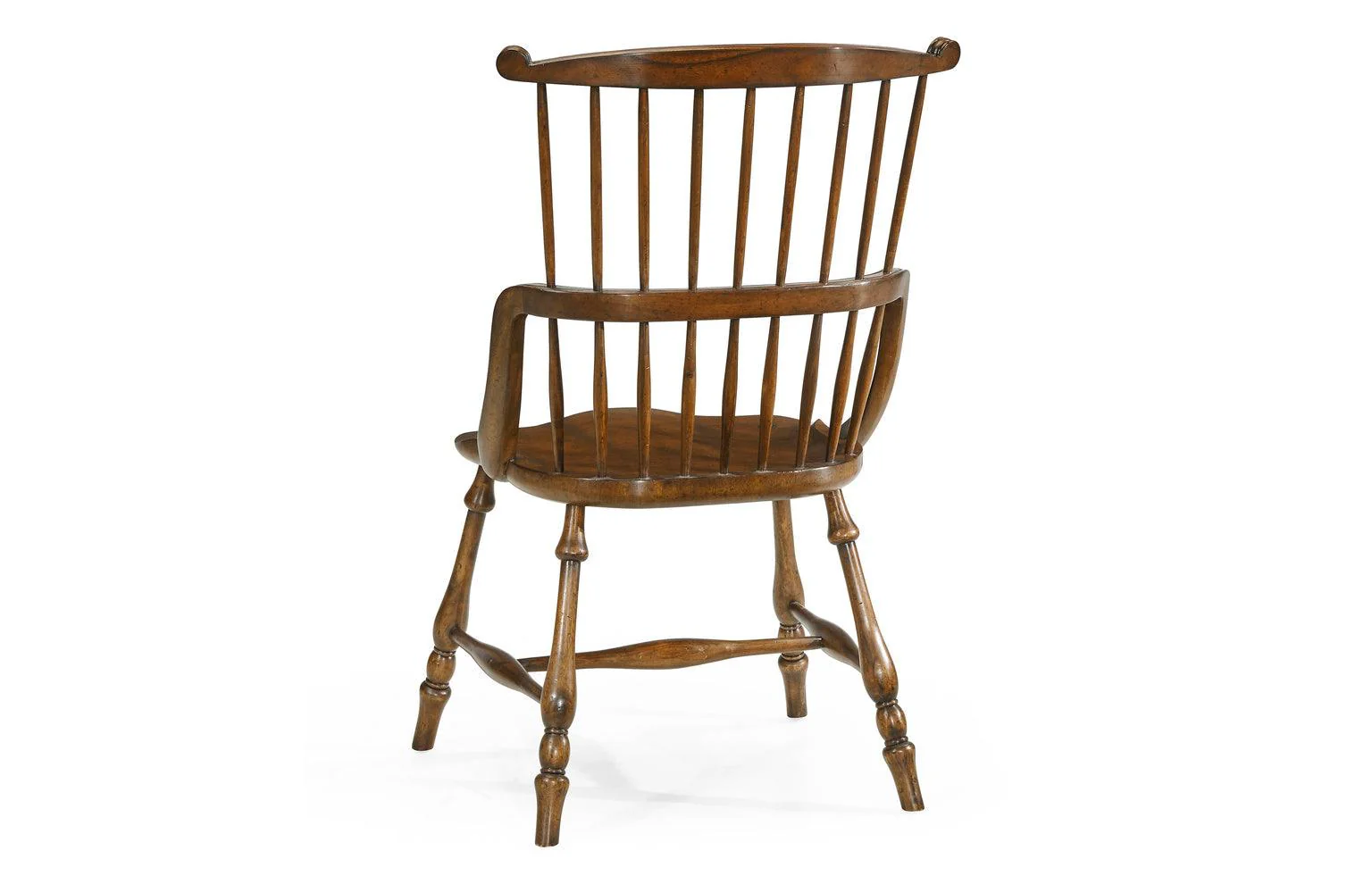 Casual Accents Walnut Windsor Armchair - Set of 2 - Frankwebs