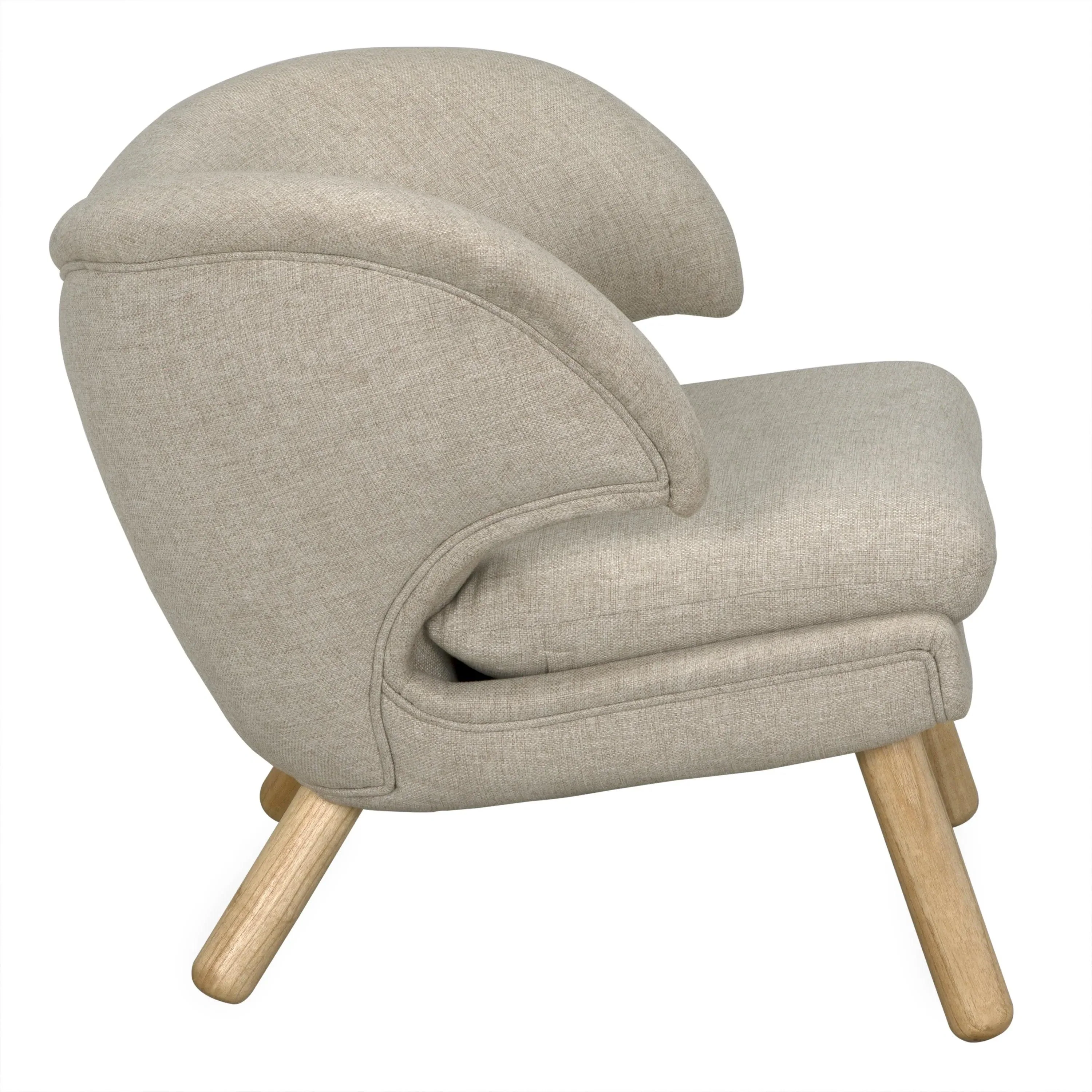 Valerie Chair with Wheat Fabric - Frankwebs