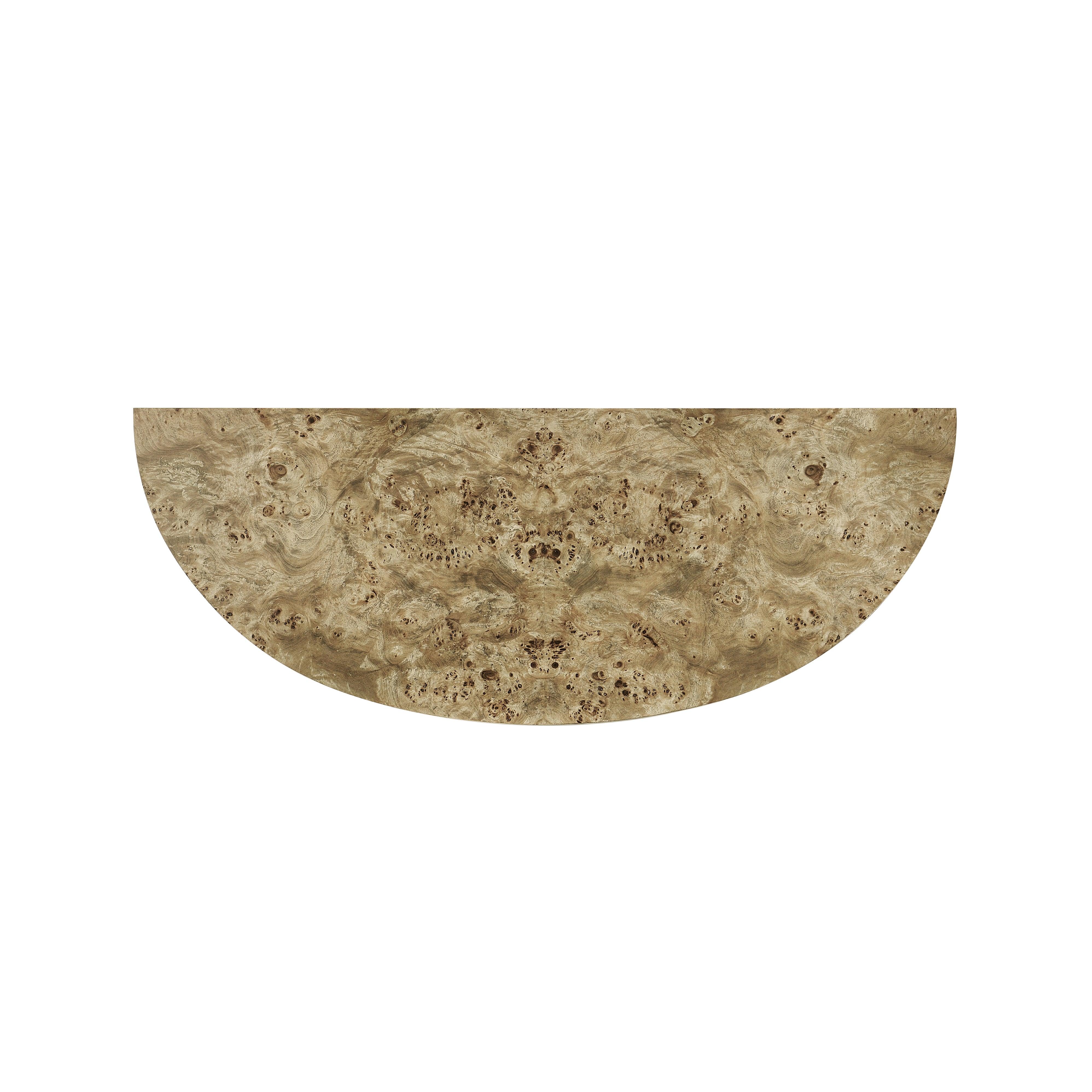 Reimagined Fulgurite Mappa Burl Demilune - Frankwebs