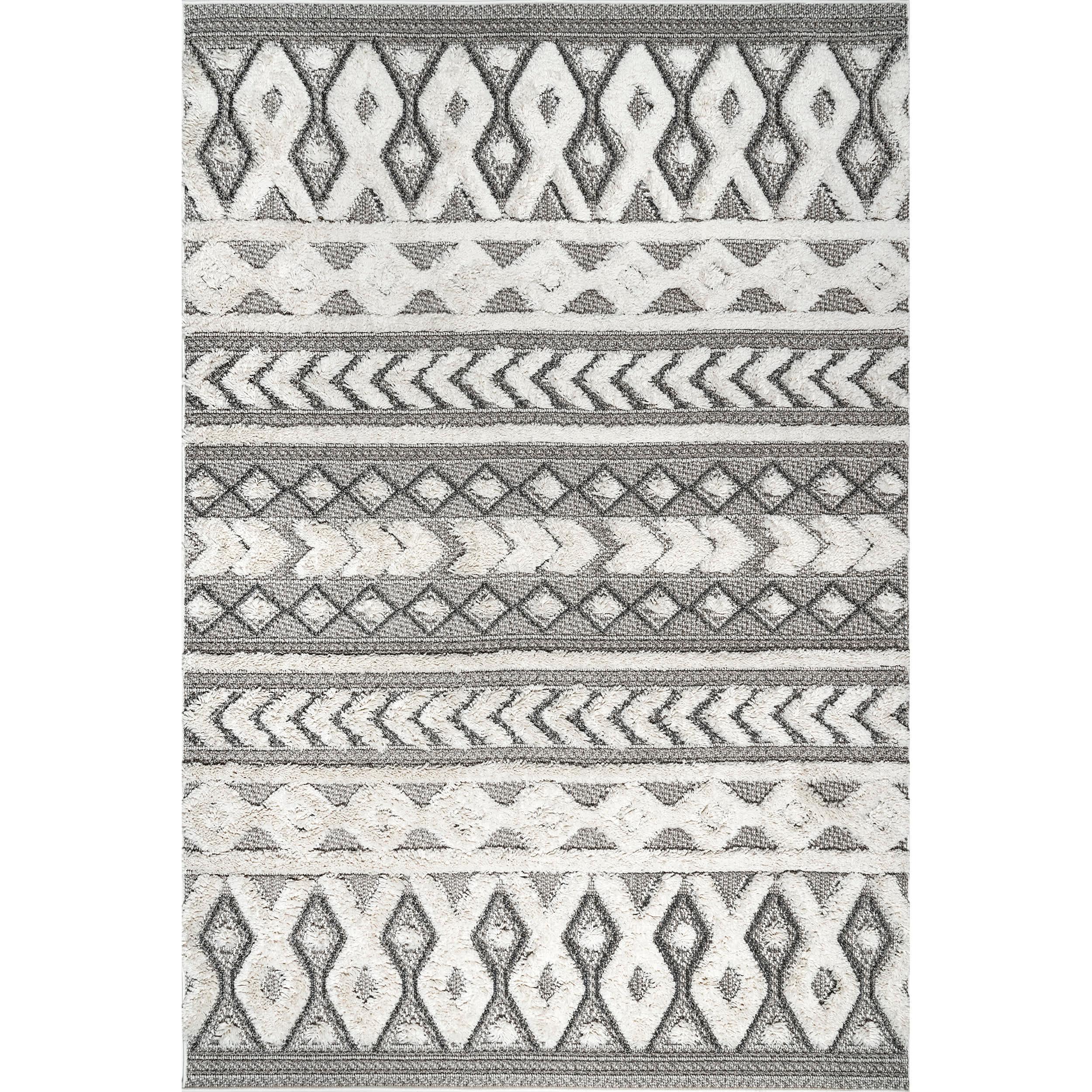 Rebecca High Low Textured Shaggy Area Rug - Frankwebs