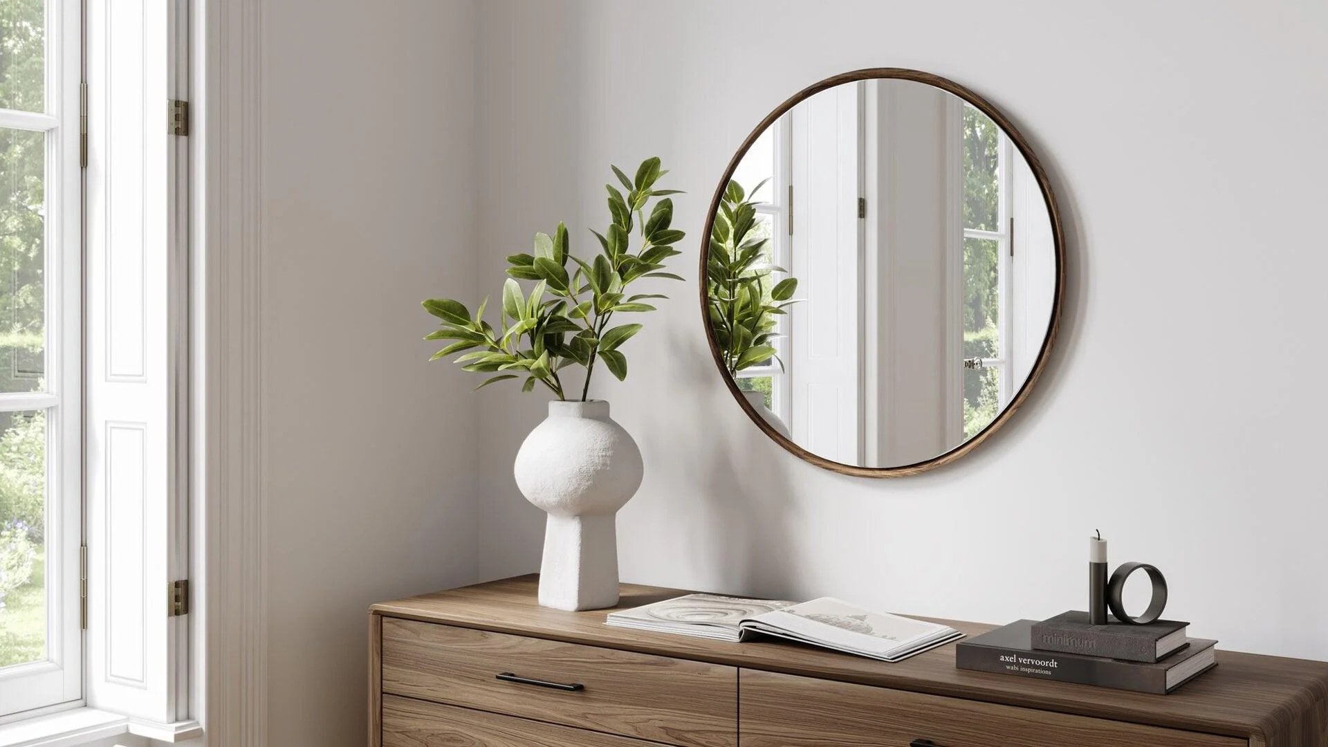 LINQ Wall Mirror - Round - Frankwebs