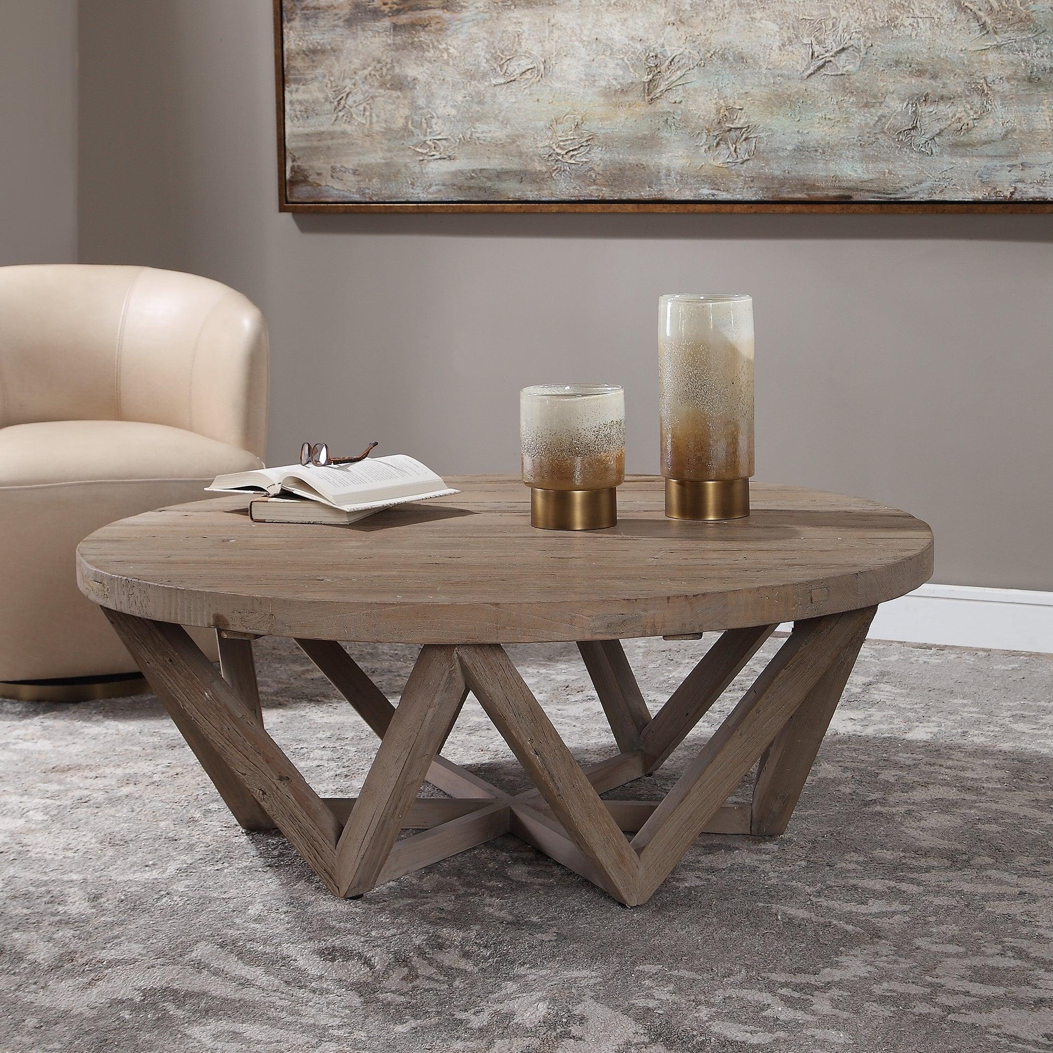 KENDRY RECLAIMED WOOD COFFEE TABLE - Frankwebs