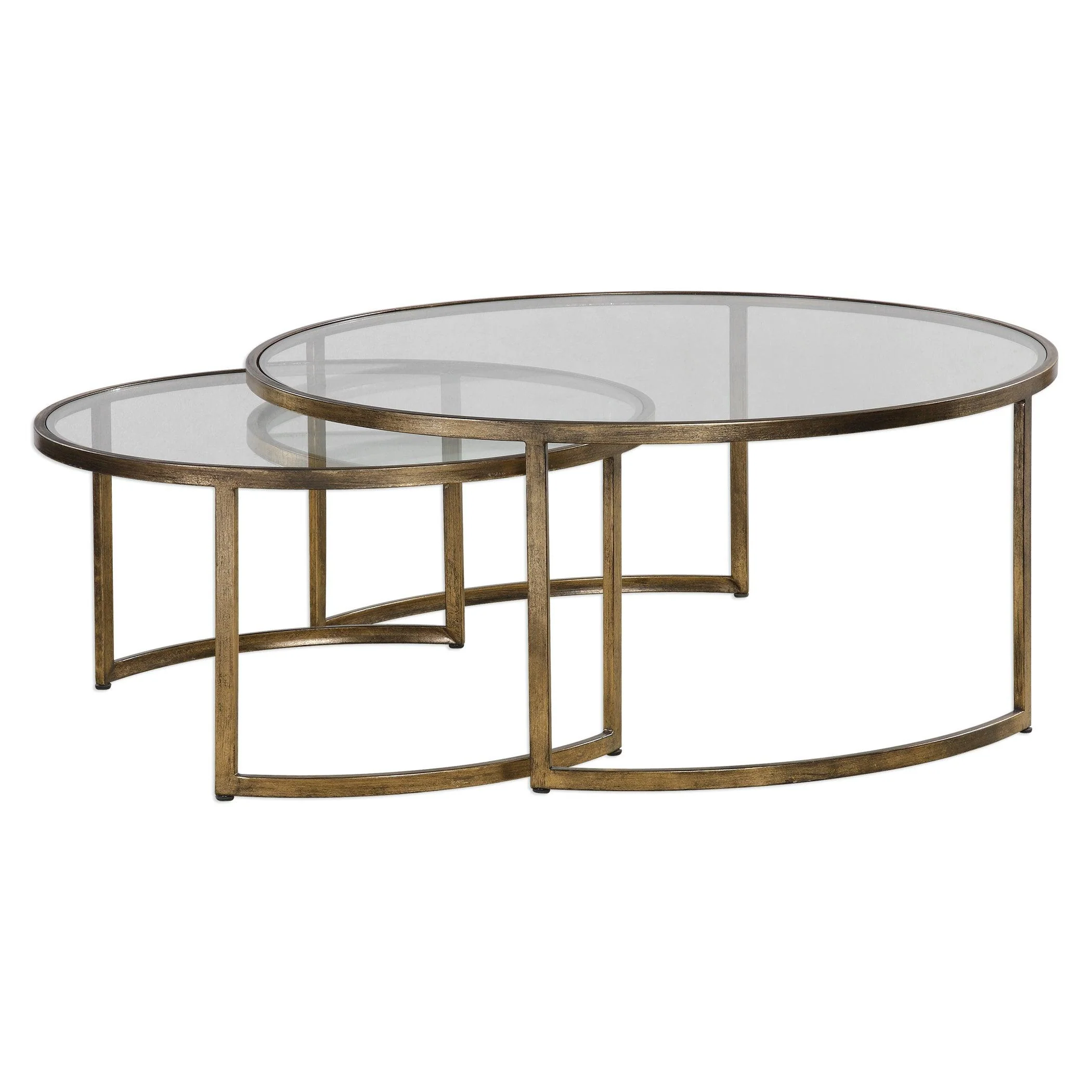 RHEA NESTED COFFEE TABLES SET OF 2 - Frankwebs