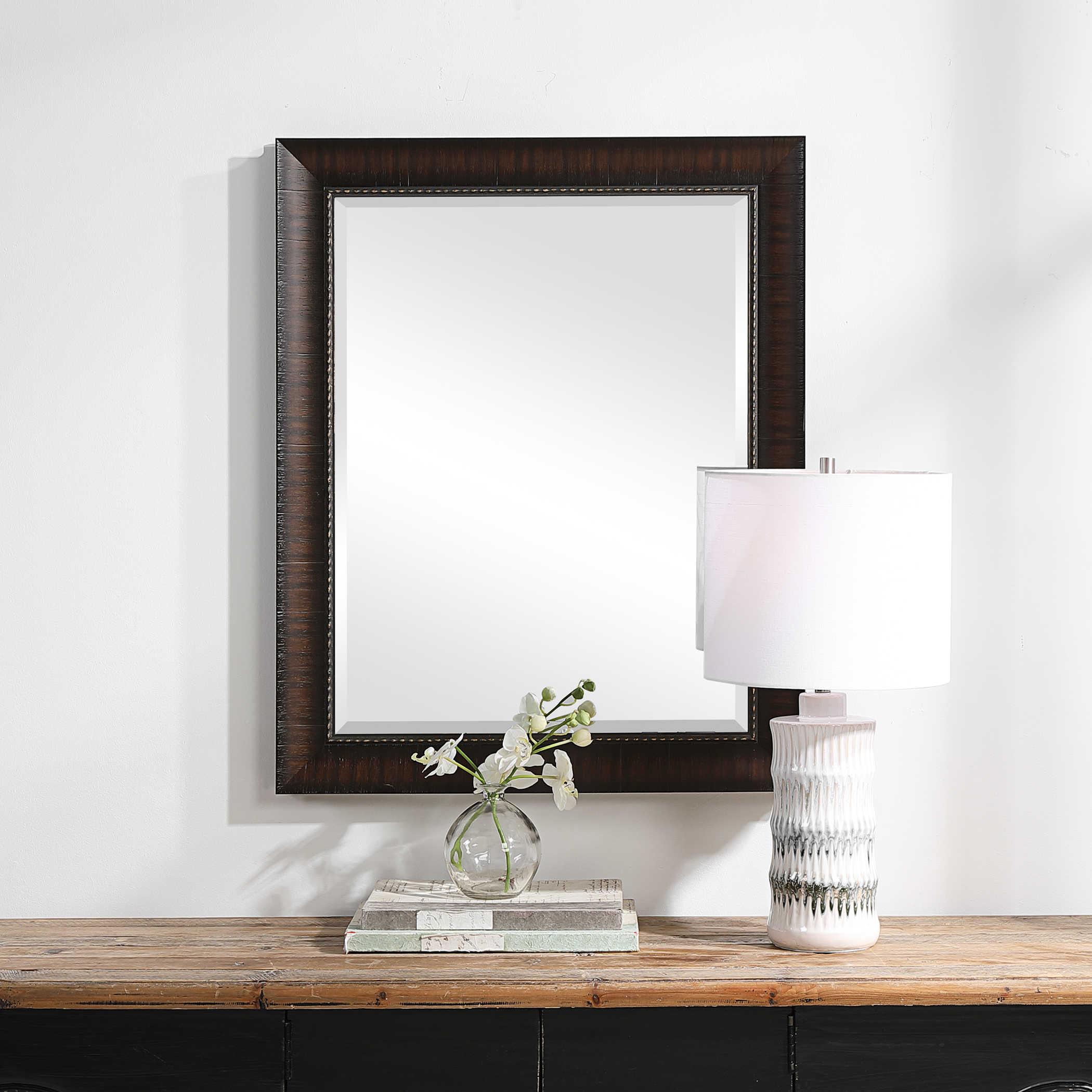 WYTHE BURNISHED WOOD MIRROR - Frankwebs