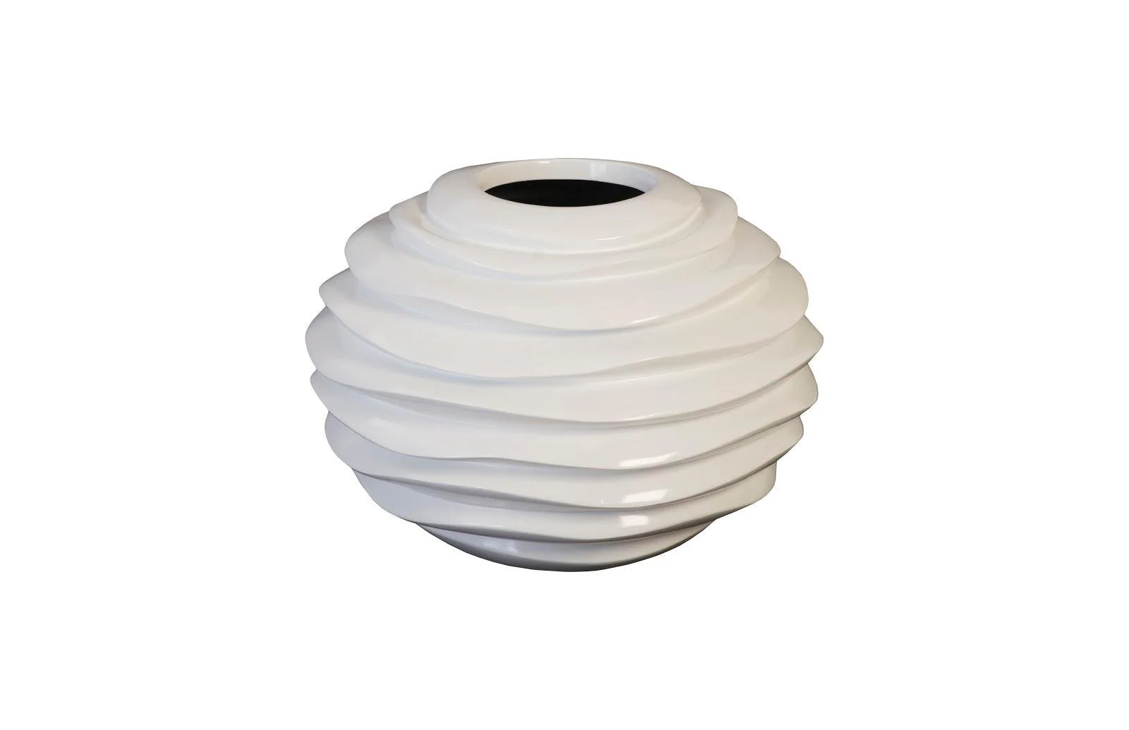 Spiral Planter, White, SM - Frankwebs