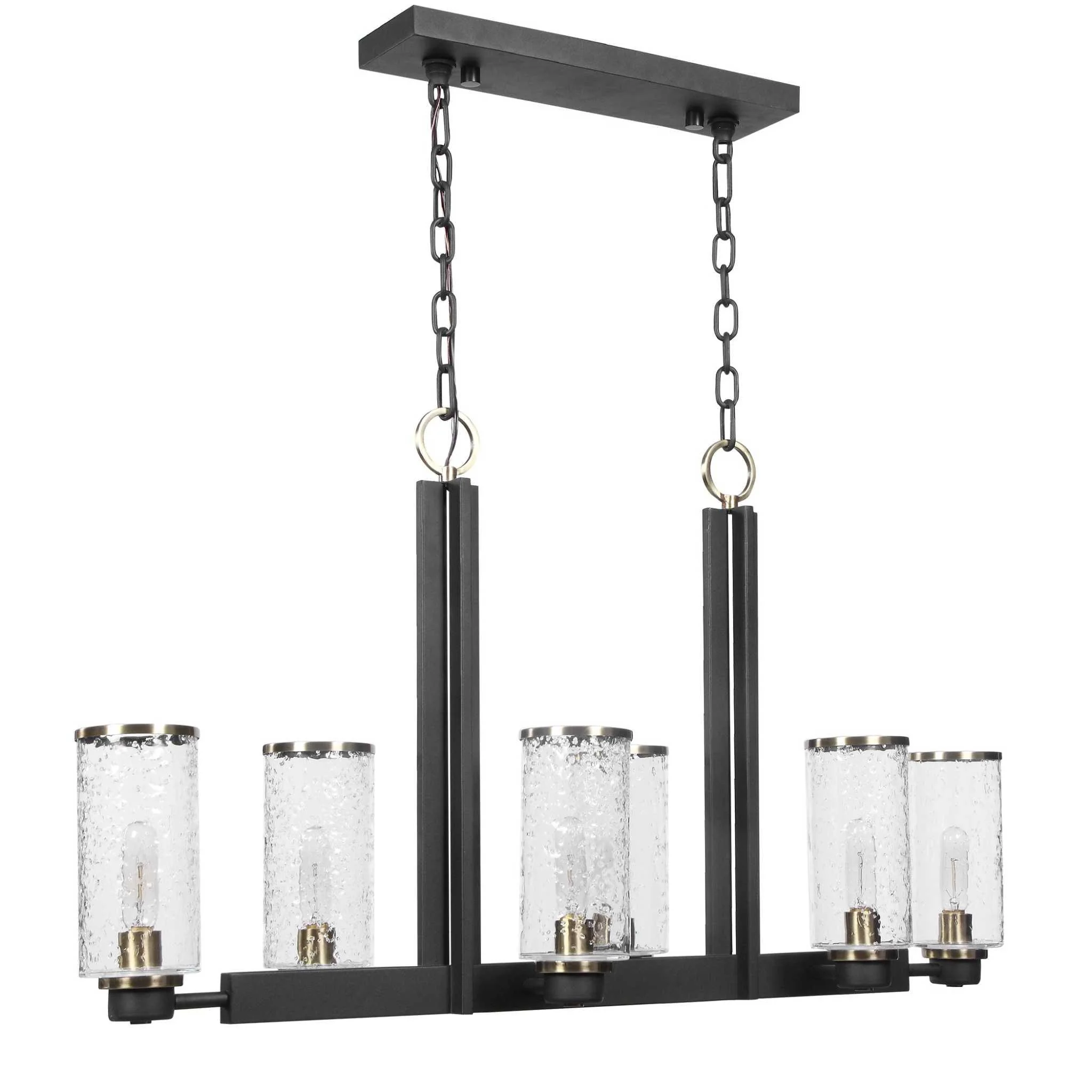 Jarsdel 6 Light Industrial Island Light - Frankwebs