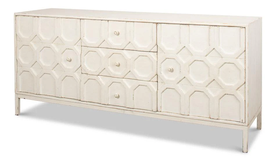 Becket Sideboard - Antique White - Frankwebs