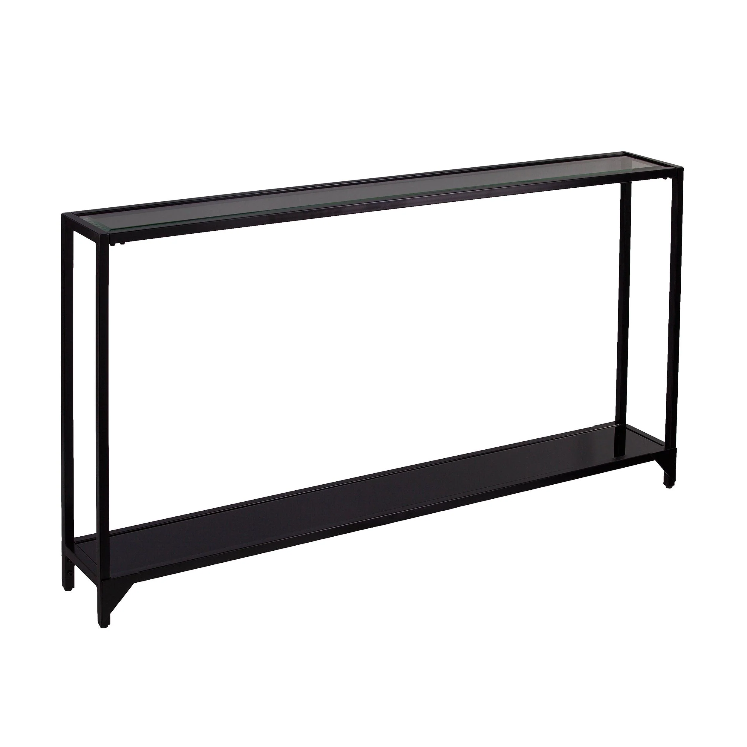 Bergen Glass Console Table - Black - Frankwebs