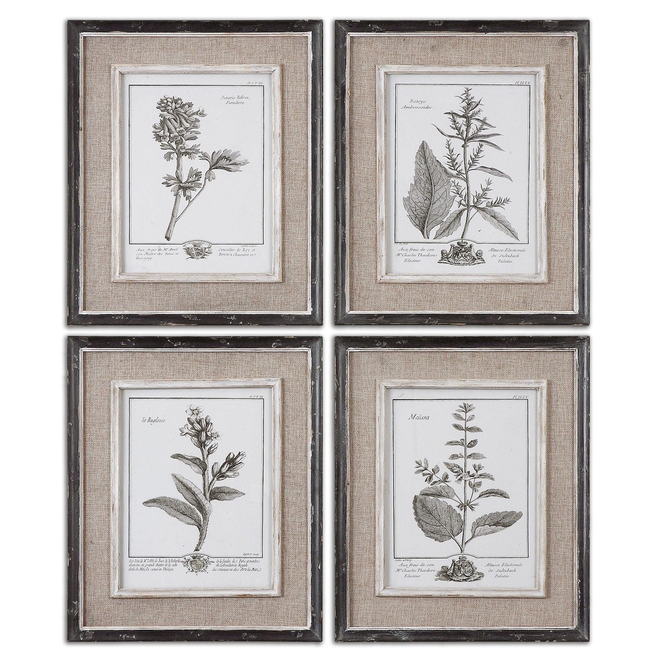 Casual Grey Study Framed Art Set/4 - Frankwebs