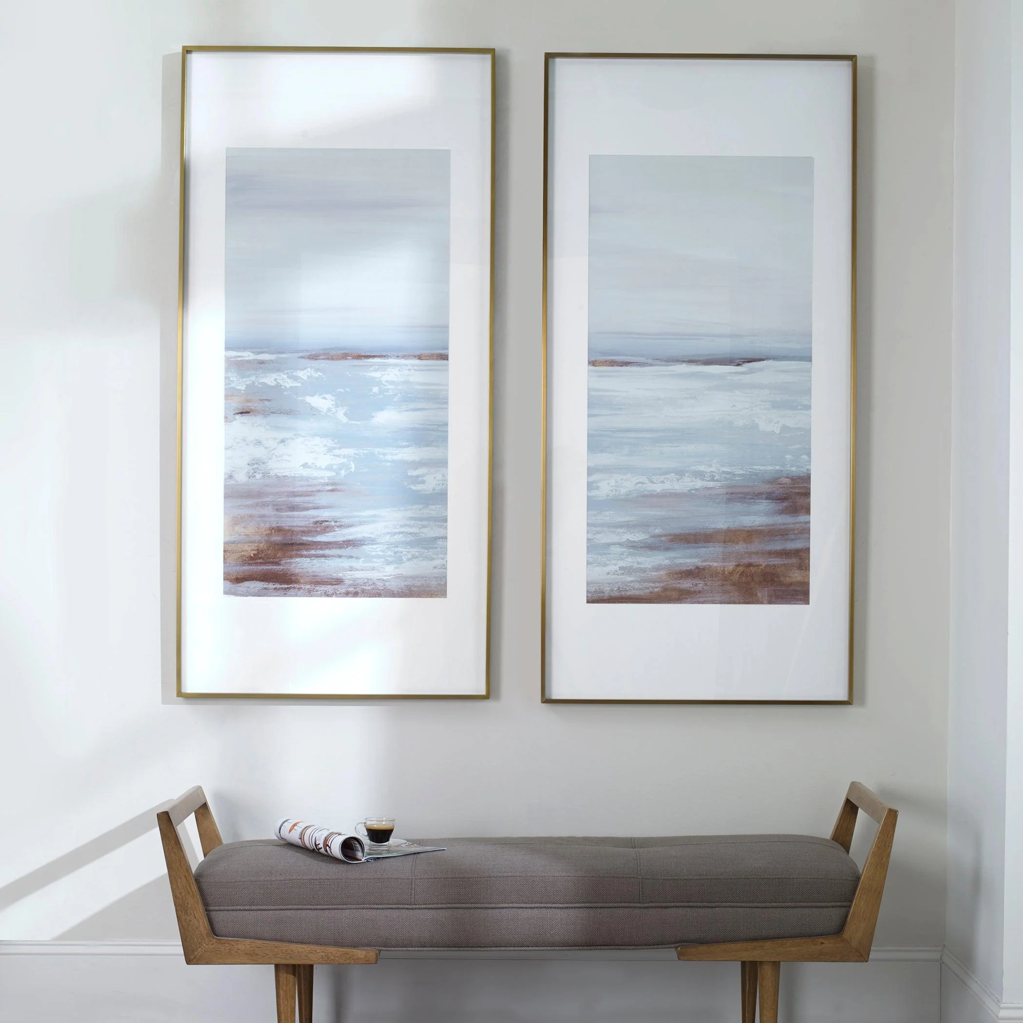 COASTLINE FRAMED PRINTS, SET OF 2 - Frankwebs