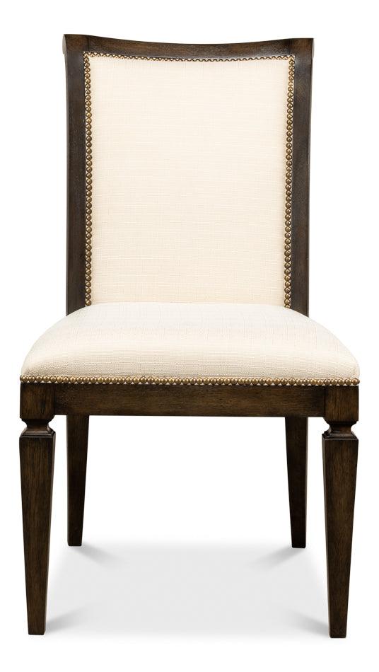 Scroll Back Dining Sd/Chr - Artisan Grey - Set of 2 - Frankwebs