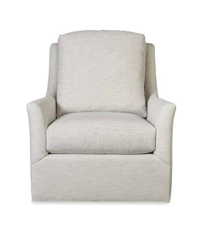 Century Home Elegance Stocked Liam Swivel Chair - Frankwebs