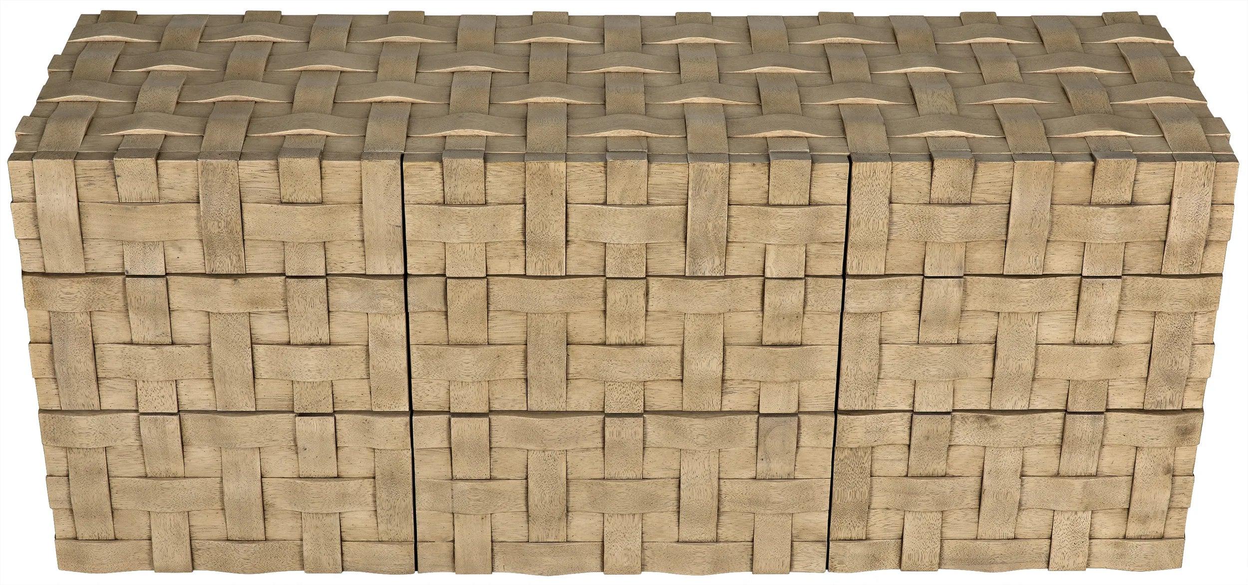 Weave Sideboard, Bleached Walnut - Frankwebs