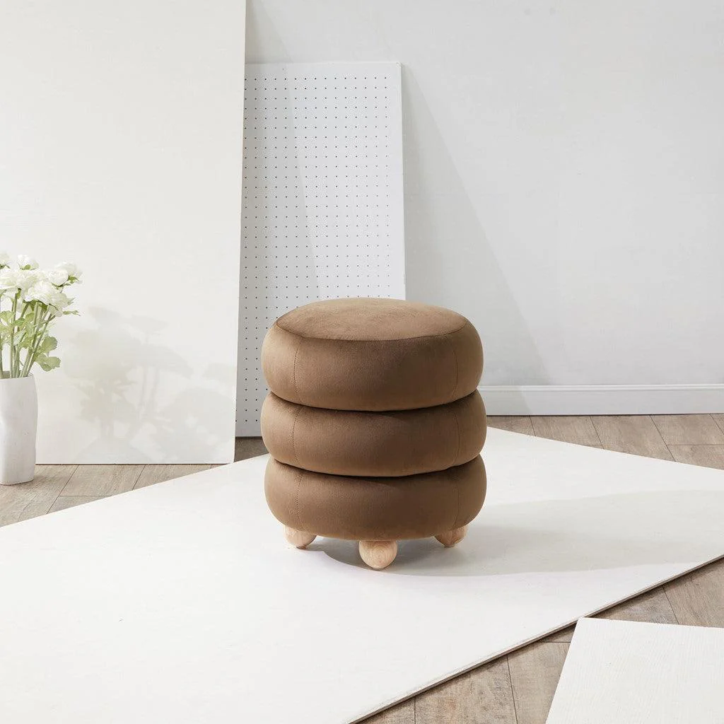 CECELIA ROUND OTTOMAN - Frankwebs