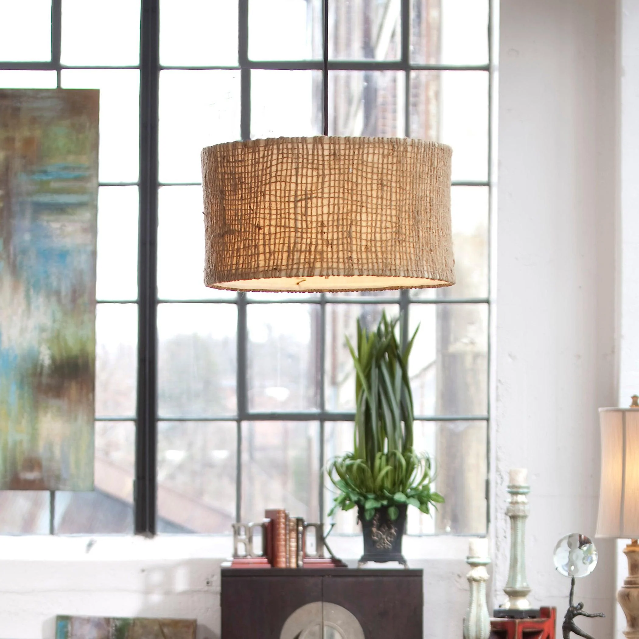 BURLESON 3 LIGHT DRUM PENDANT - Frankwebs