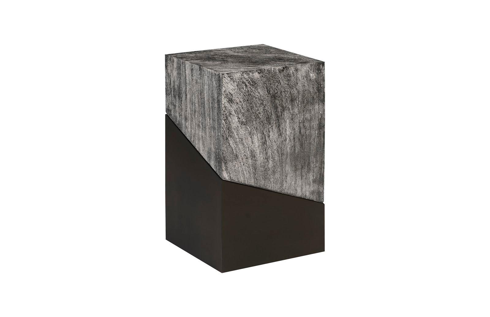 Geometry Side Table, Gray Stone - Frankwebs