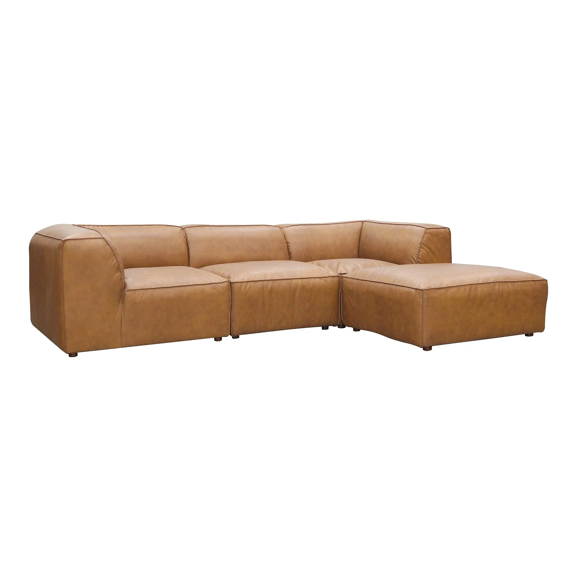 Form Lounge Modular Sectional Sonoran Tan Leather - Frankwebs