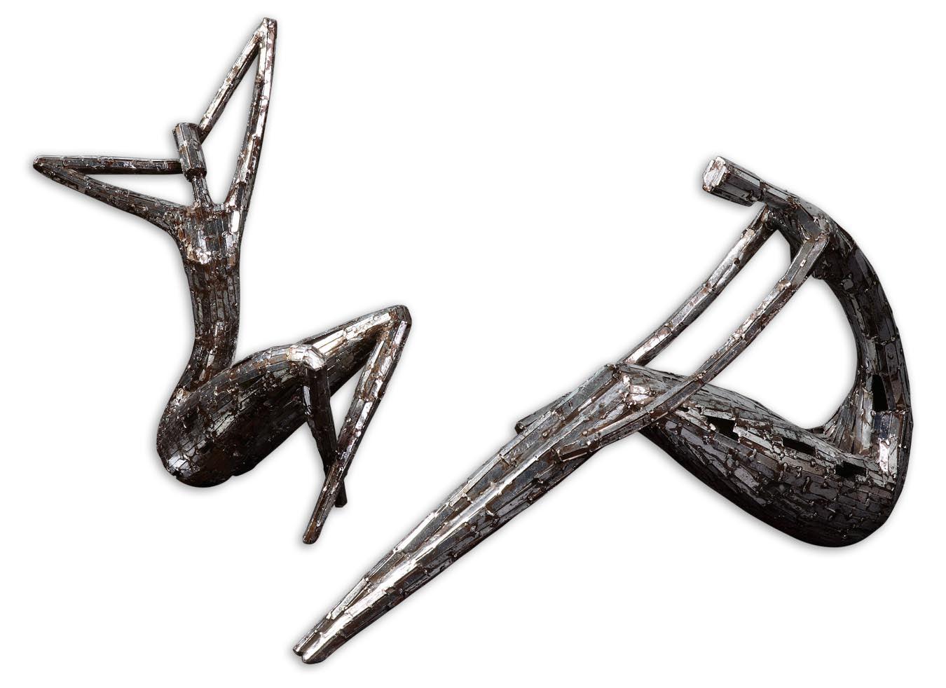 DAHY ANTIQUE SILVER STATUES, SET/2 - Frankwebs