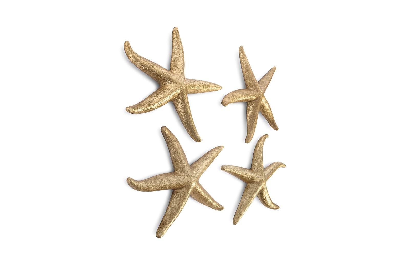 Starfish, Gold Leaf, Set of 4, MD - Frankwebs