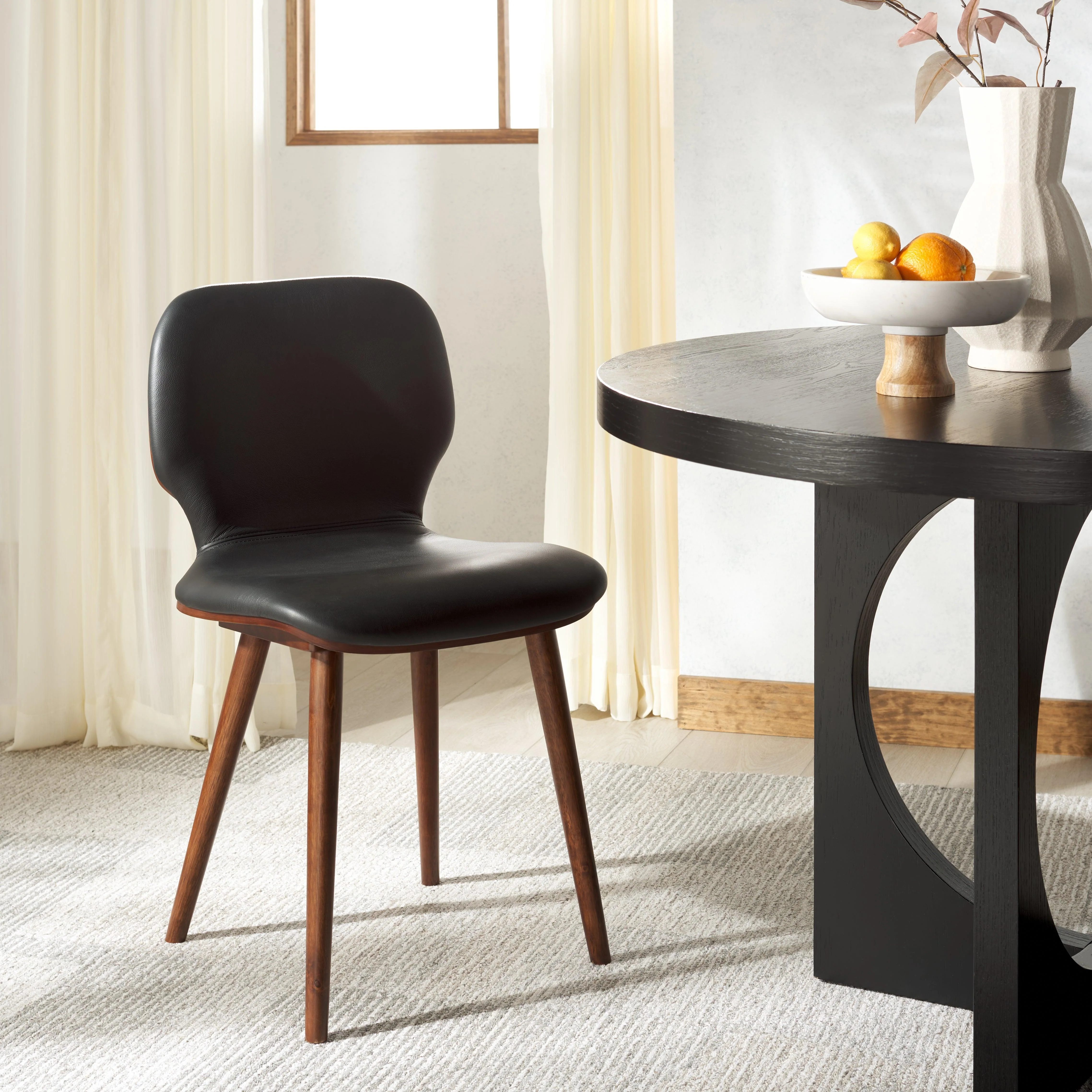 Tazmyn Leather Dining Chair - Frankwebs