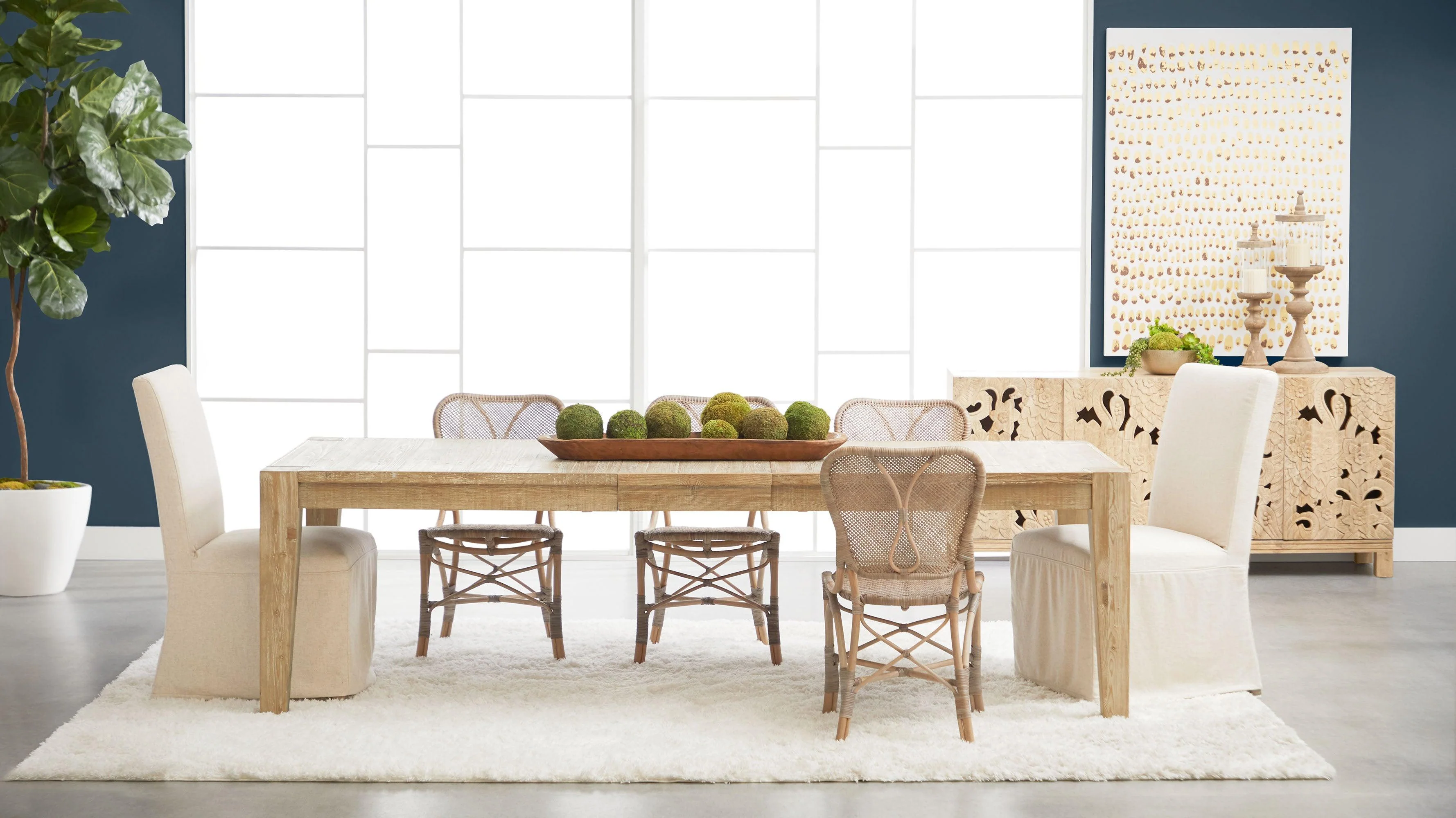 Levi Slipcover Dining Chair, Set of 2 - Frankwebs