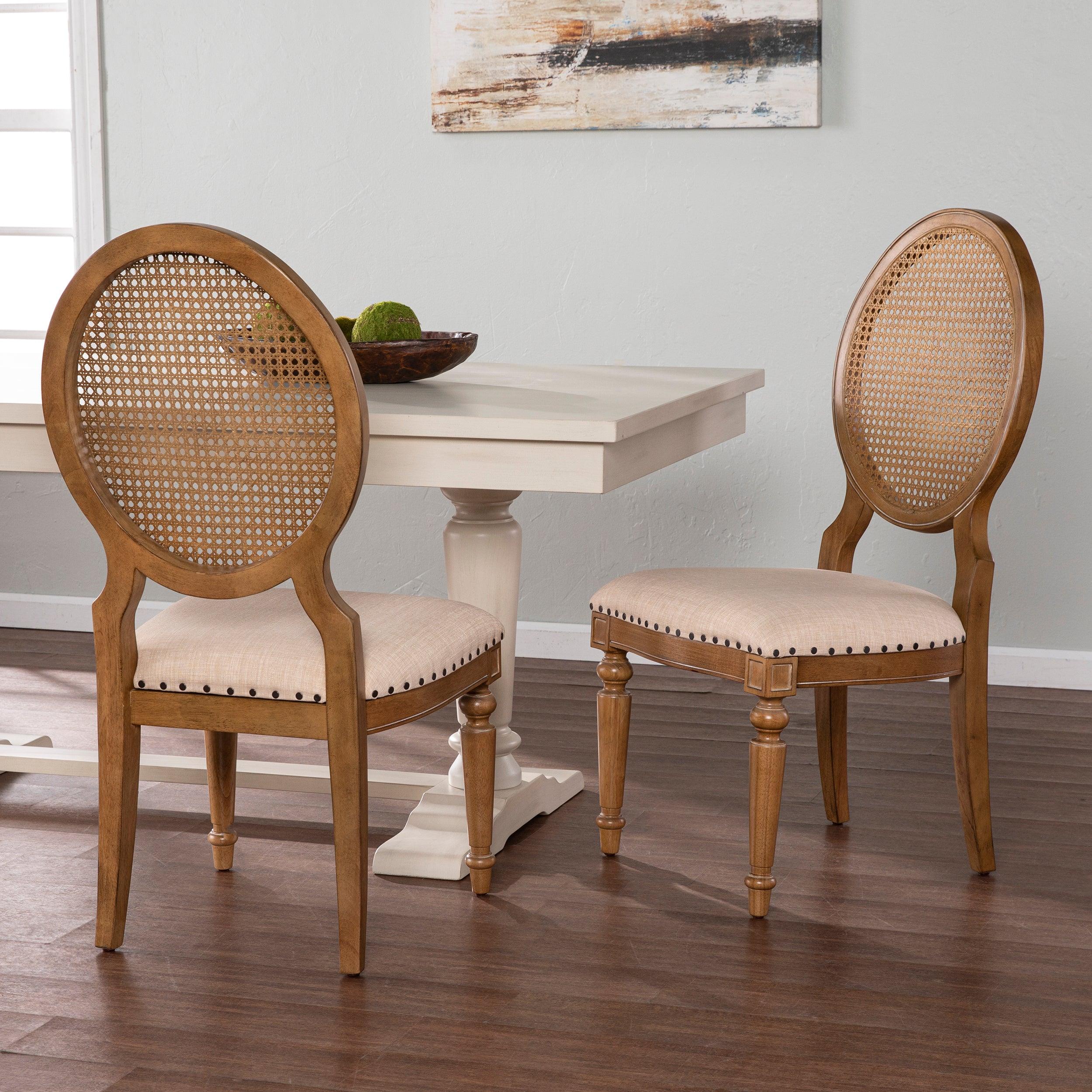 Kippview Upholstered Dining Chairs – 2pc Set - Frankwebs