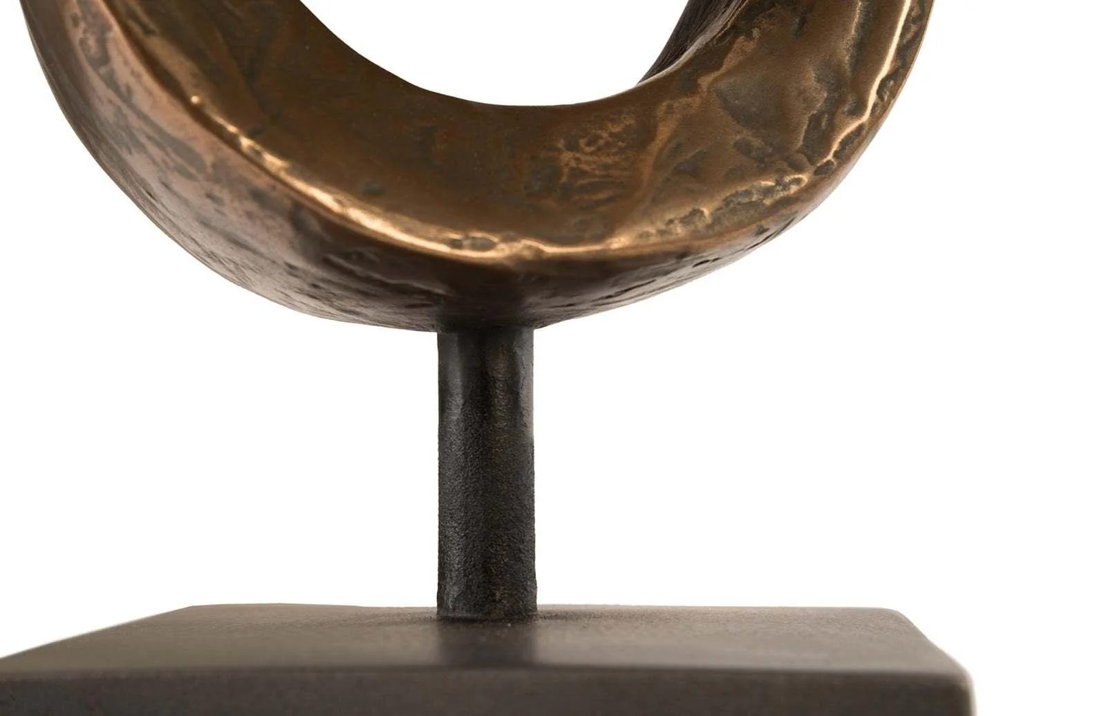 Trifoil Table Sculpture, Bronze - Frankwebs