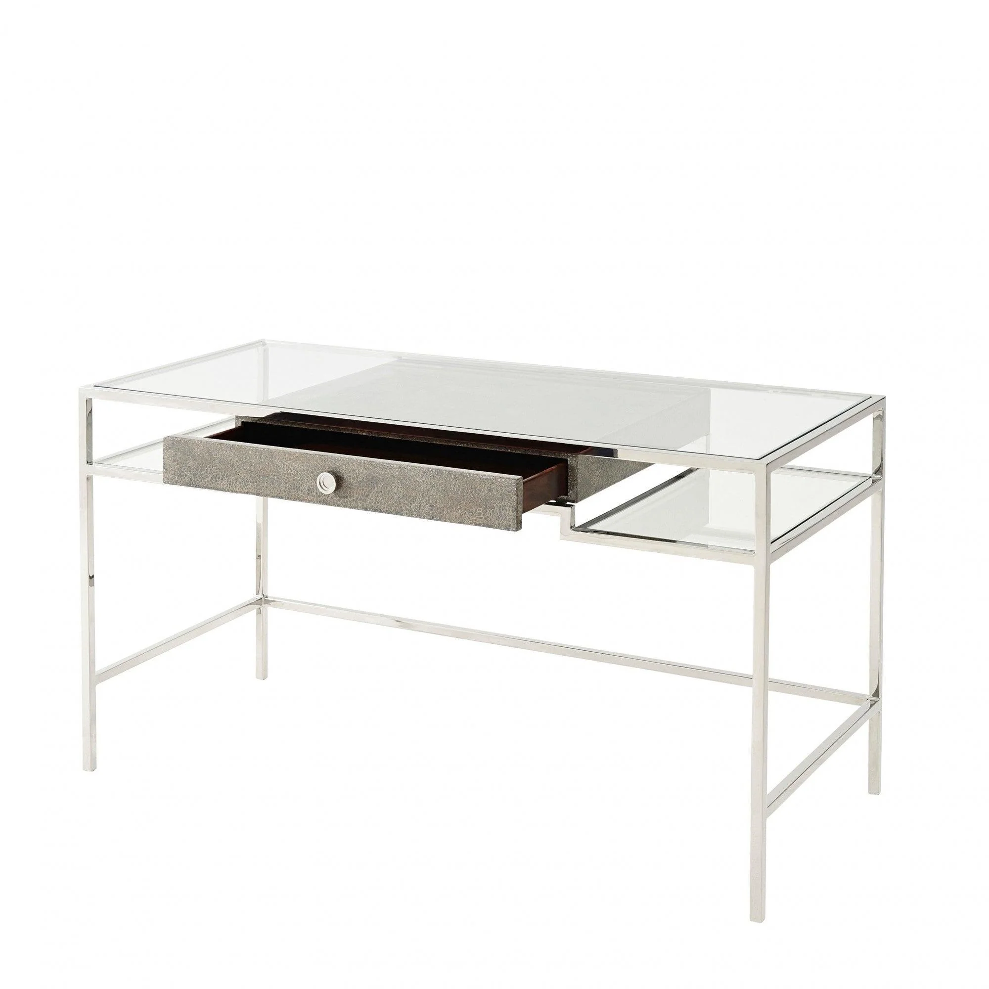 Tintagel Desk (Blue Mottled Eggshell) - Frankwebs