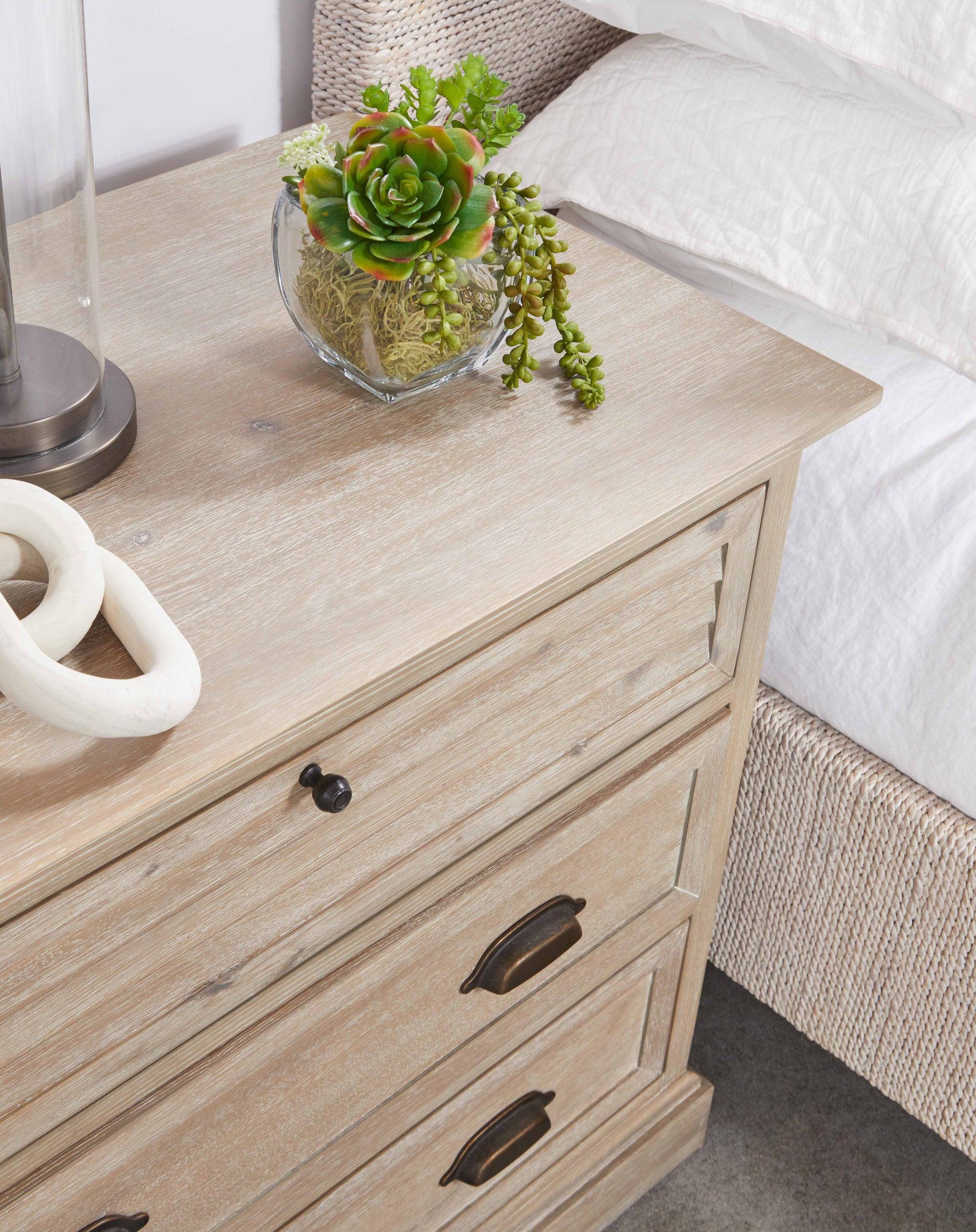 Eden 3-Drawer Nightstand - Frankwebs