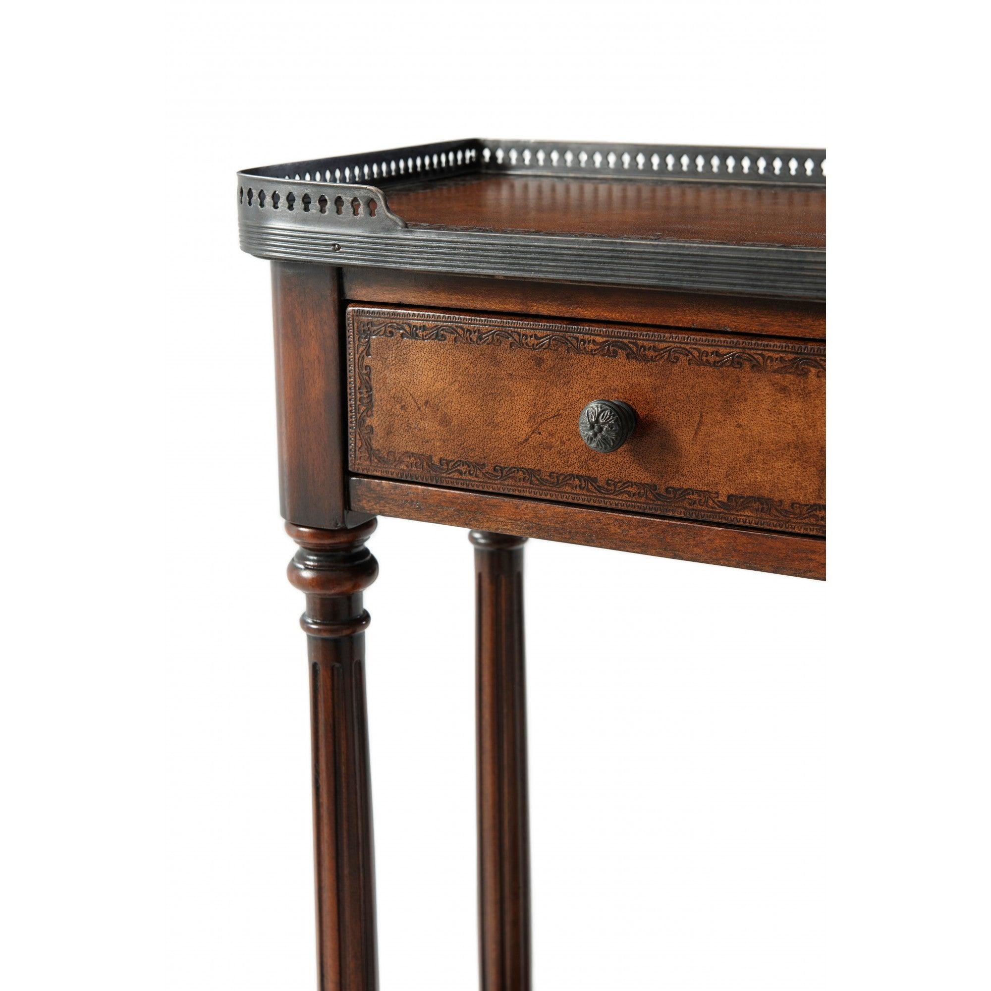 The Louis XVI Leather Console Table - Frankwebs
