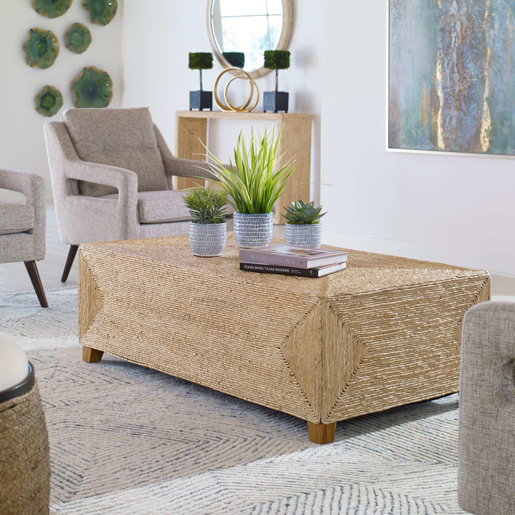 RORA WOVEN COFFEE TABLE - Frankwebs