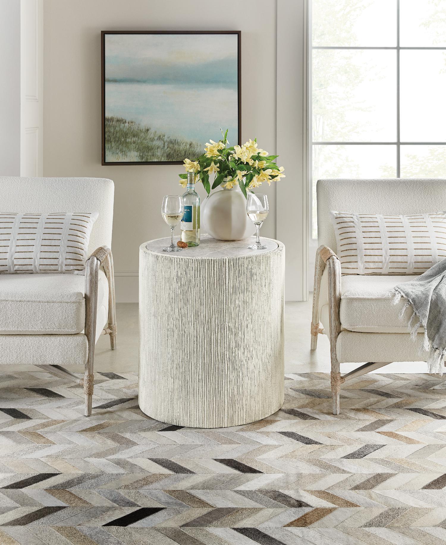 Serenity Swale Round Side Table - Frankwebs