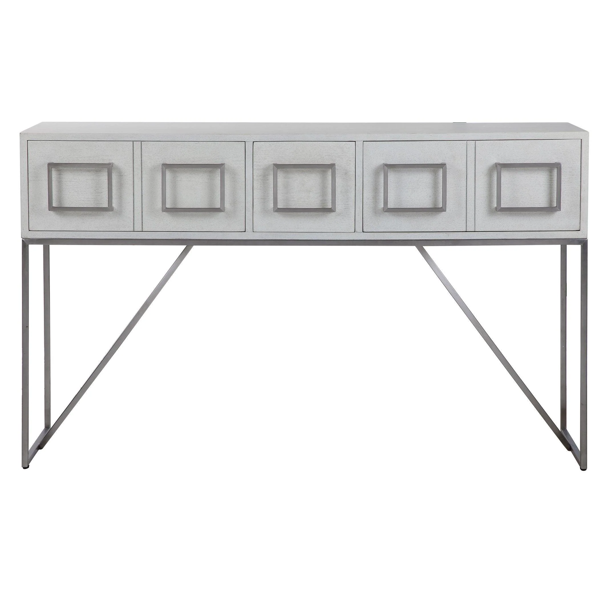 ABAYA WHITE CONSOLE TABLE - Frankwebs