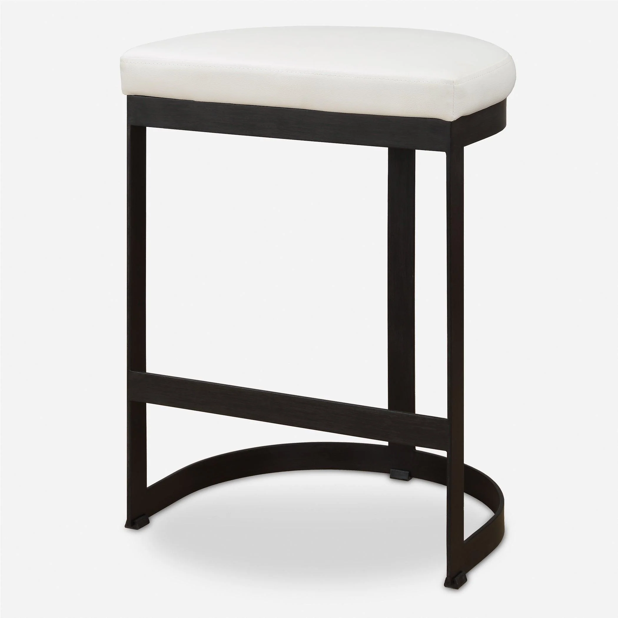 Ivanna White Counter Stool - Frankwebs