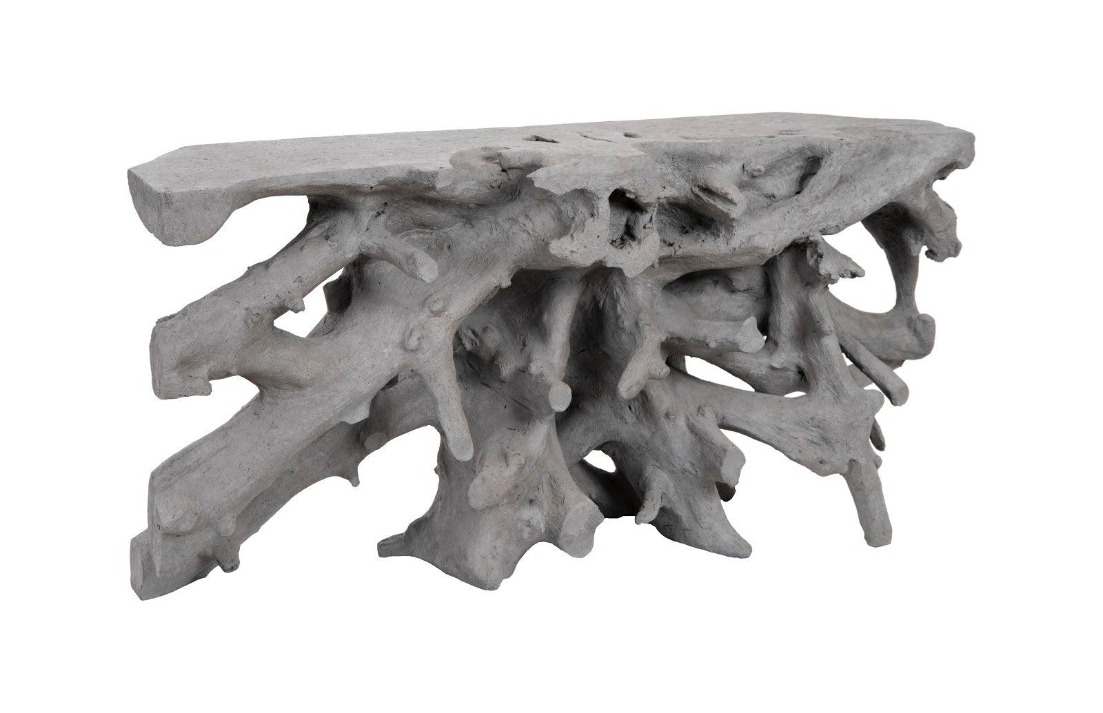 Cast Root Console, Charcoal Stone - Frankwebs
