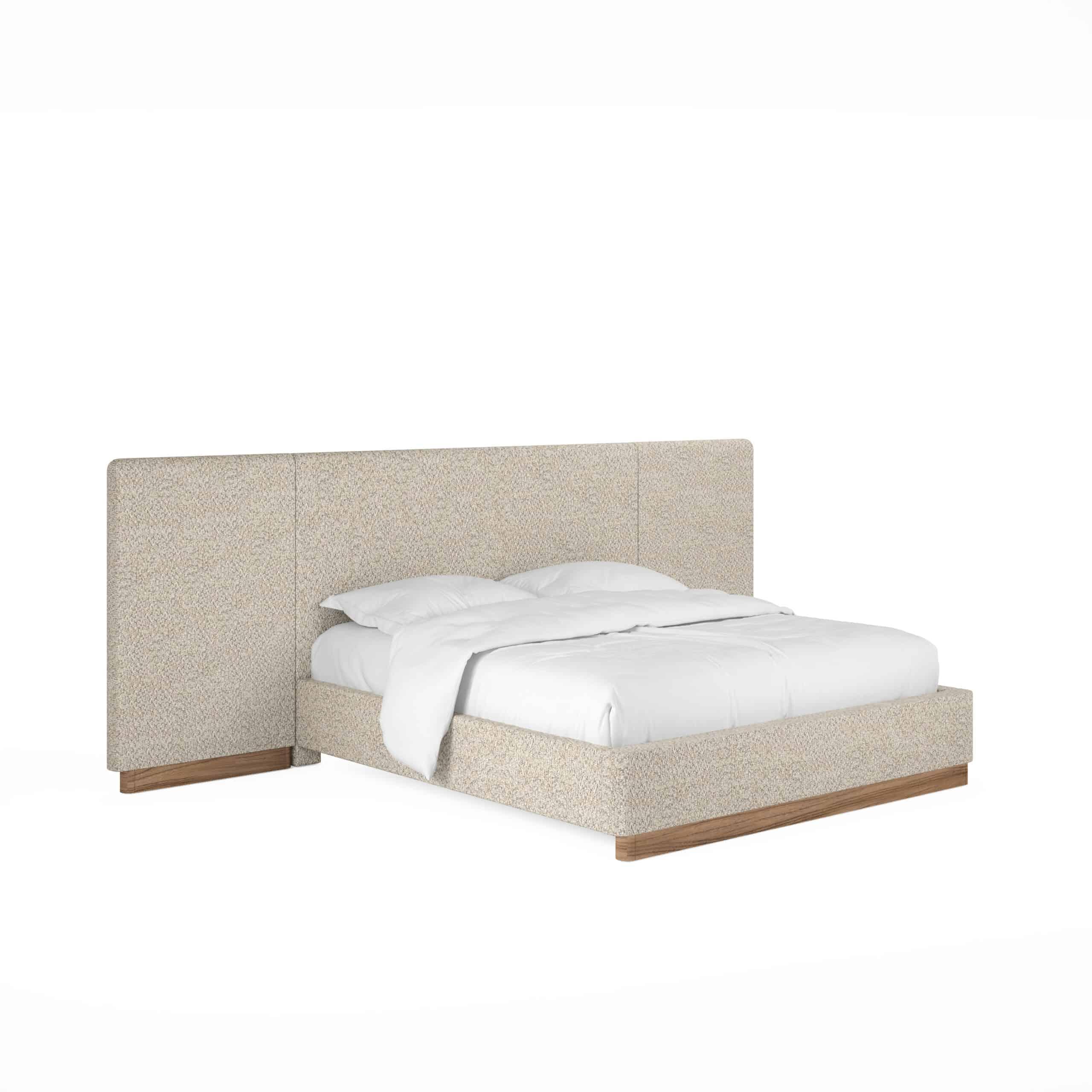 Portico Upholstered Bed with End Panel - Frankwebs